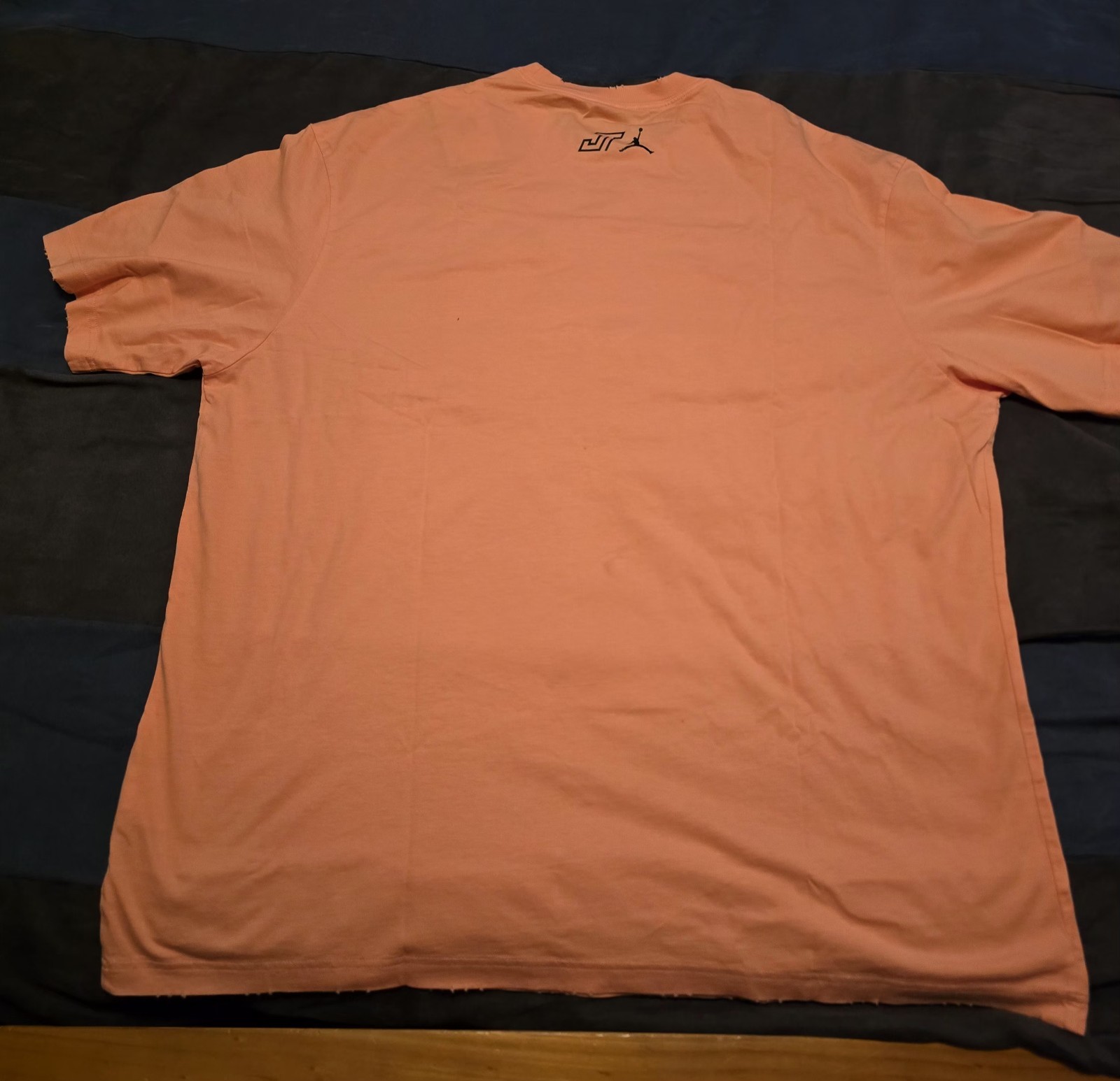 $65…Jordan Tatum “Distressed” size XXL-Tall T-shirt Orange Apricot. HF7849…