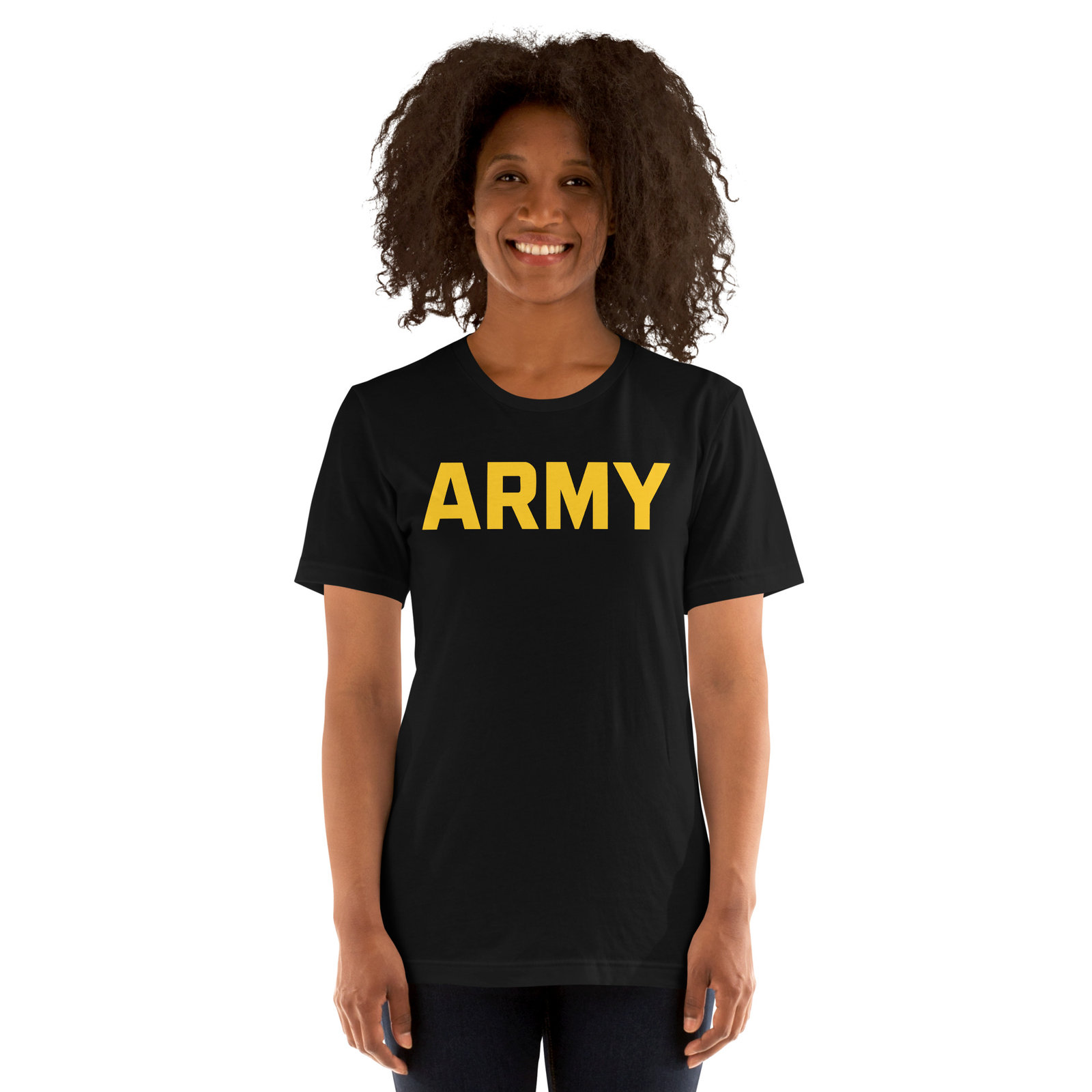 ARMY T-Shirt with gold print USA Tee S M L XL 2XL 3XL 4XL 5XL