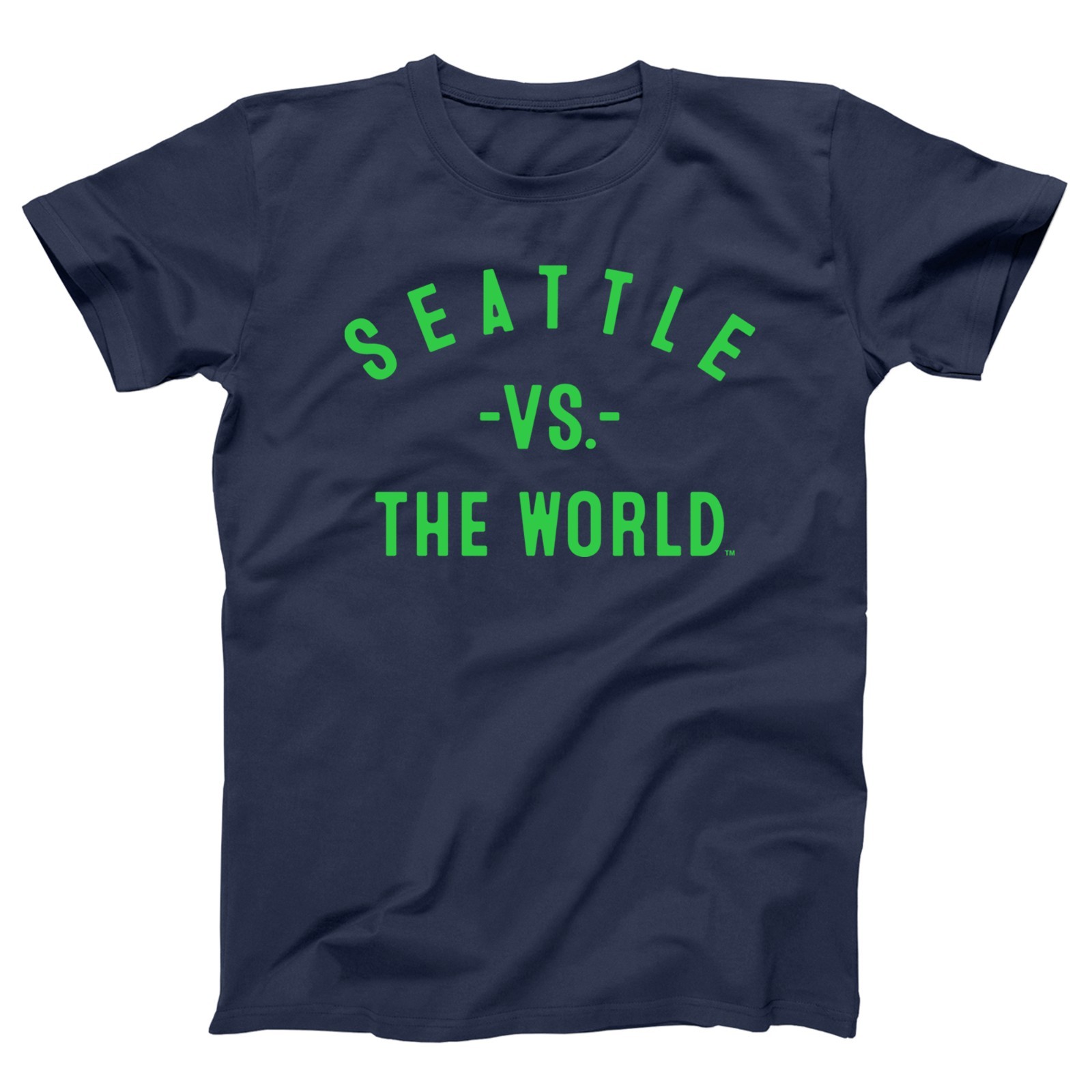 Seattle Vs The World – Washington seahawks pride football fan Xs-6X Soft T-shirt