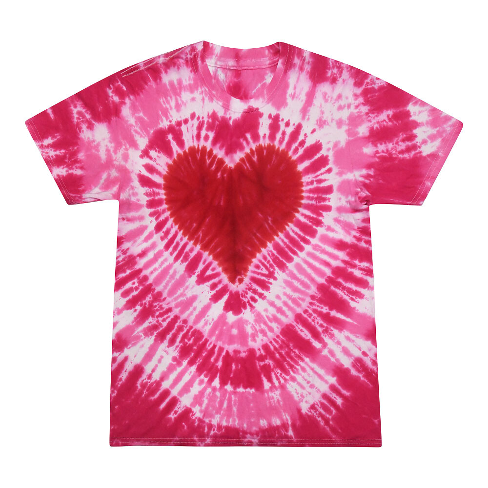 Multi-Color Tie Dye T-Shirts, Kids & Adults Short Sleeve Cotton Colortone