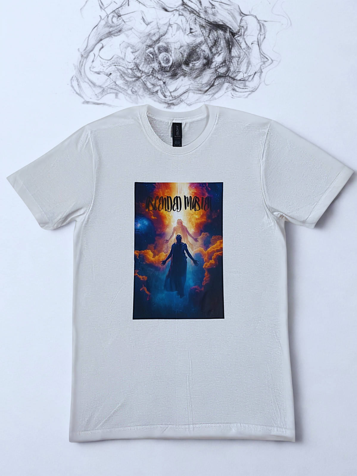 DTF Custom Made – ASCENDED MASTER Short Sleeve T-Shirt – White SML