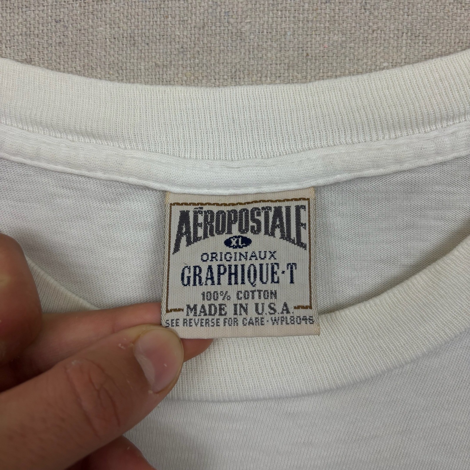 Vintage 90s Aeropostale Mens XL Retro Style T Shirt Genuine Wear Made in USA
