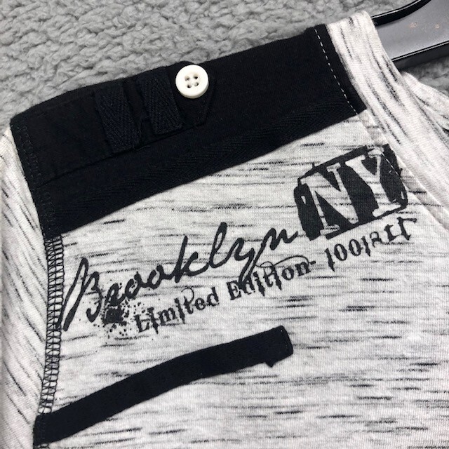 Vertical Shirt Mens Small Graphic Urban Survival Brooklyn Cotton T-Shirt Mens S