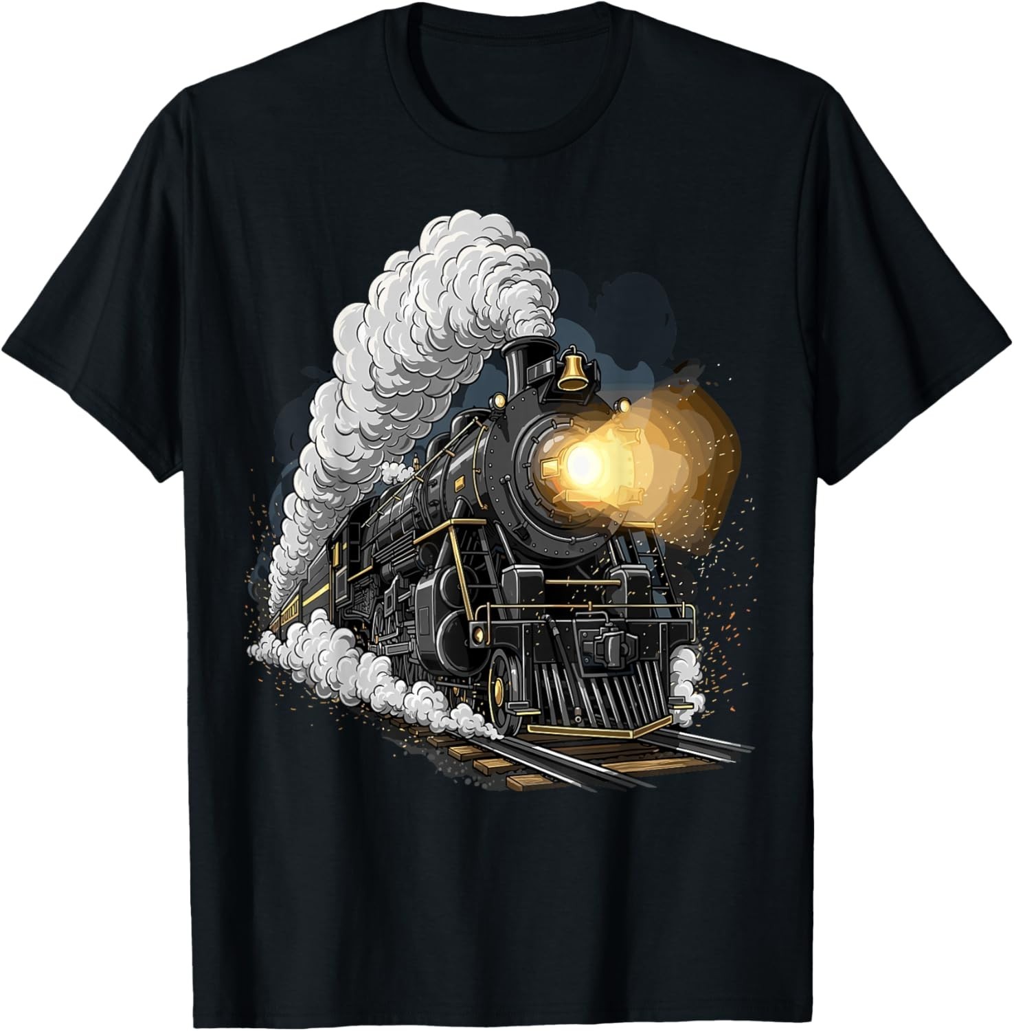 Steam Engine Train Locomotive Railroad Engineer Railfan Gift Unisex T-Shirt