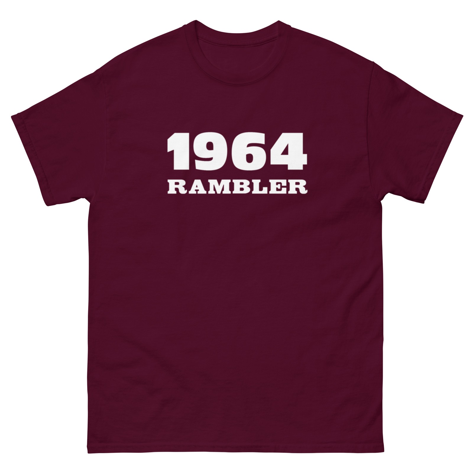 1964 RAMBLER T SHIRT Sizes SMALL thru 5XL choose from 10 COLORS!