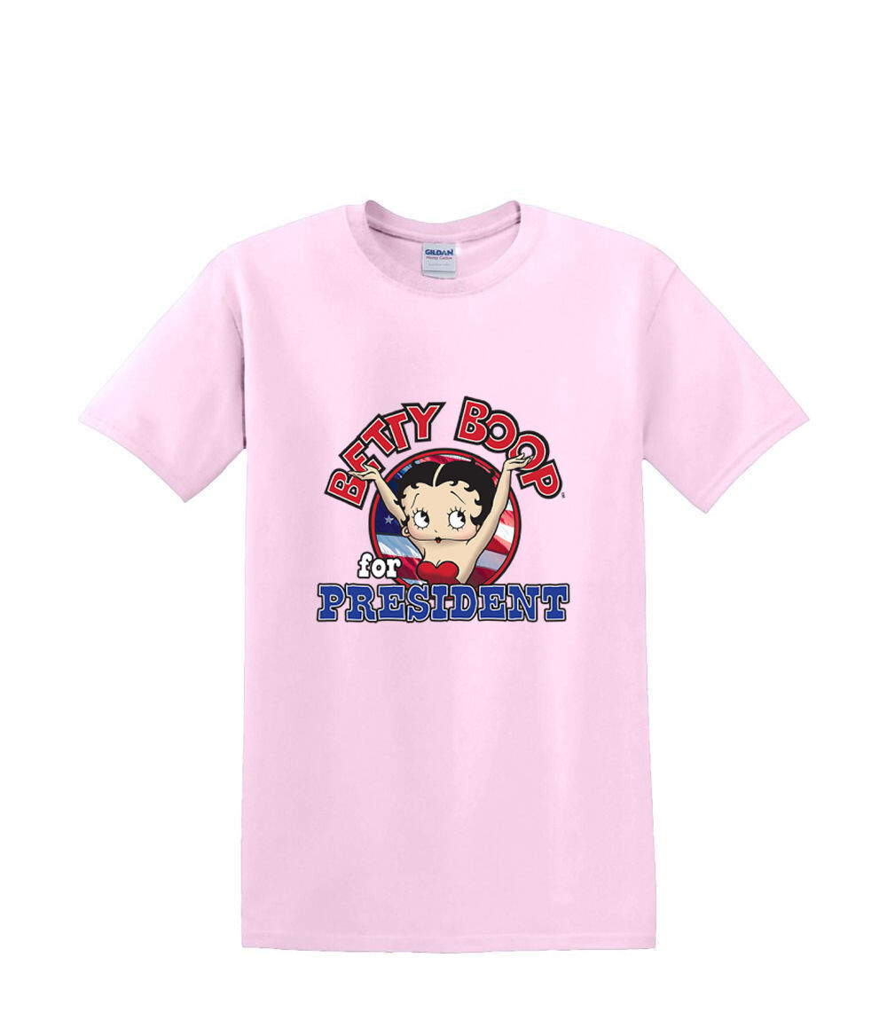 T-Shirt S to 2XL 3XL – BETTY BOOP -for PRESIDENT – Fun Humor Adult