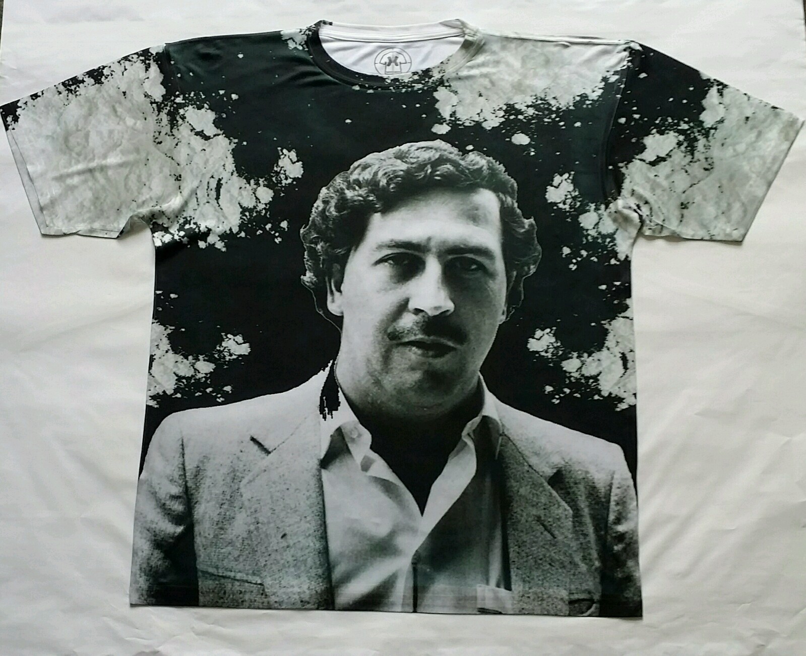 Pablo Escobar Narcos T Shirt black powder galaxy legend bred og