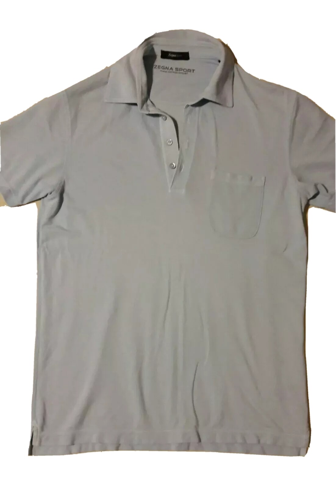 3 Polos ☆ BAD ☆ BURBERRY ☆ ZEGNA ☆ Precious Short Sleeve Polo Shirt