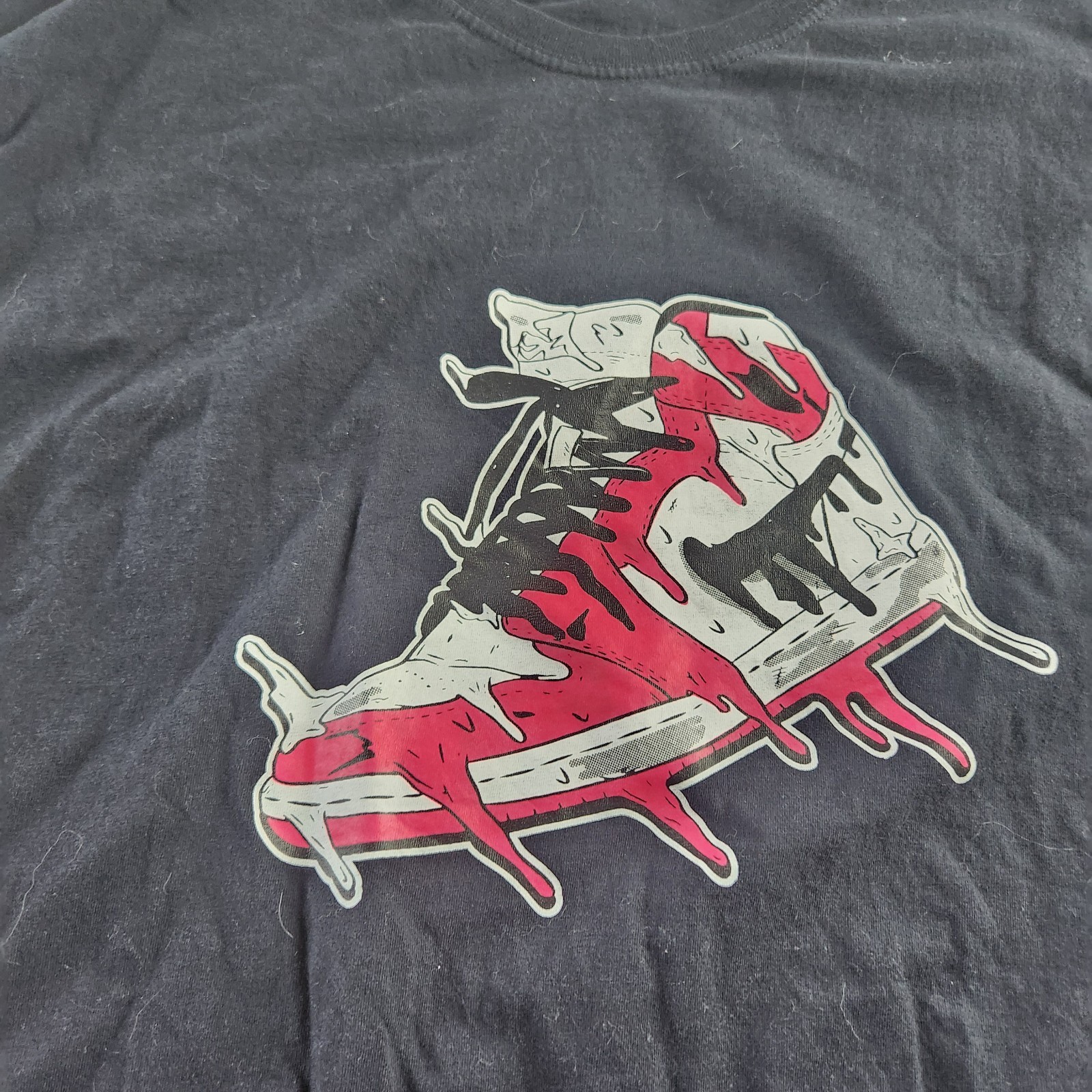 Shoe Dripping Nikes Jordan 1s? Size XL Tre Shirt