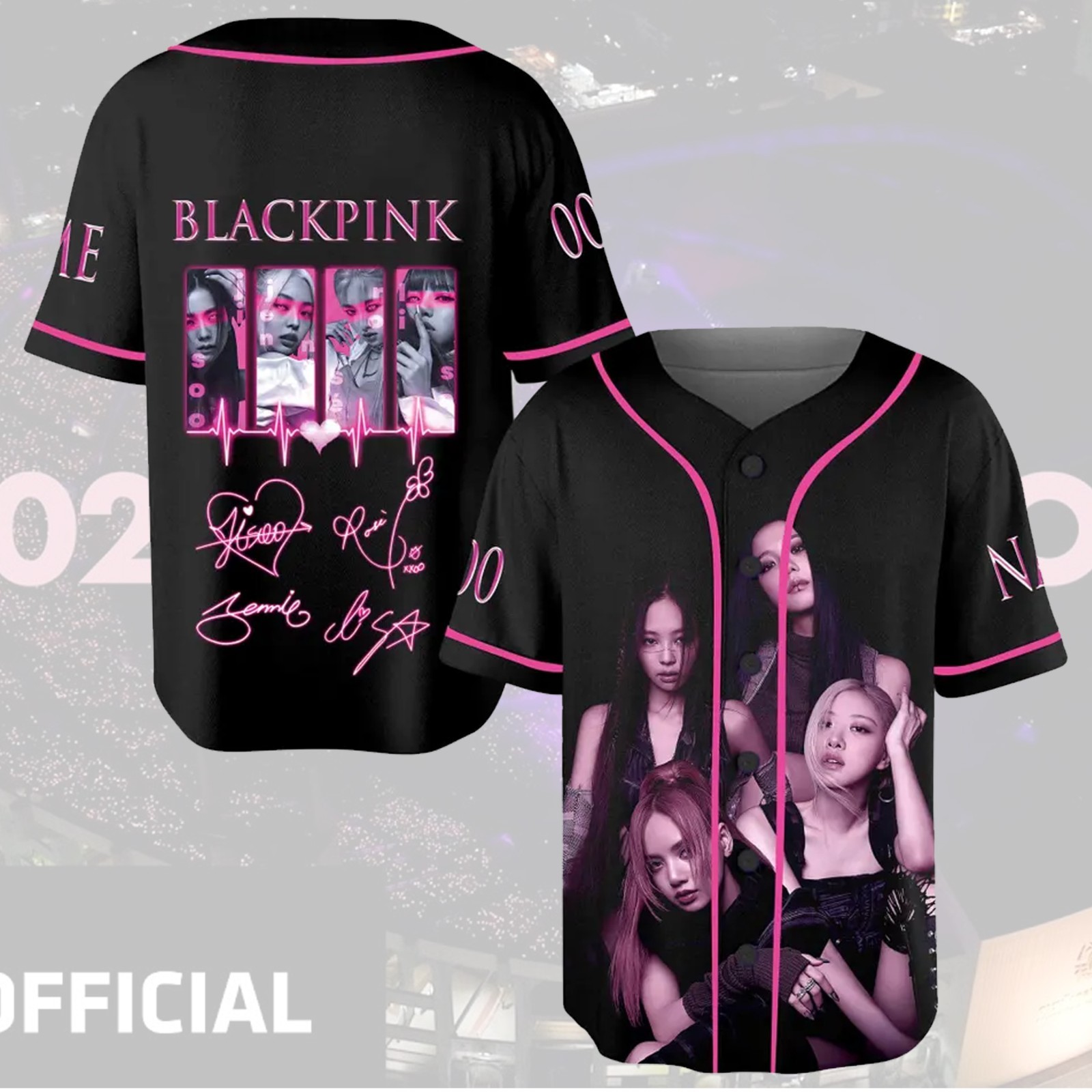Custom Kpop BLACKPINK 2025 Deadline Tour Jersey, Kpop BLACKPINK Jersey Fan Gift