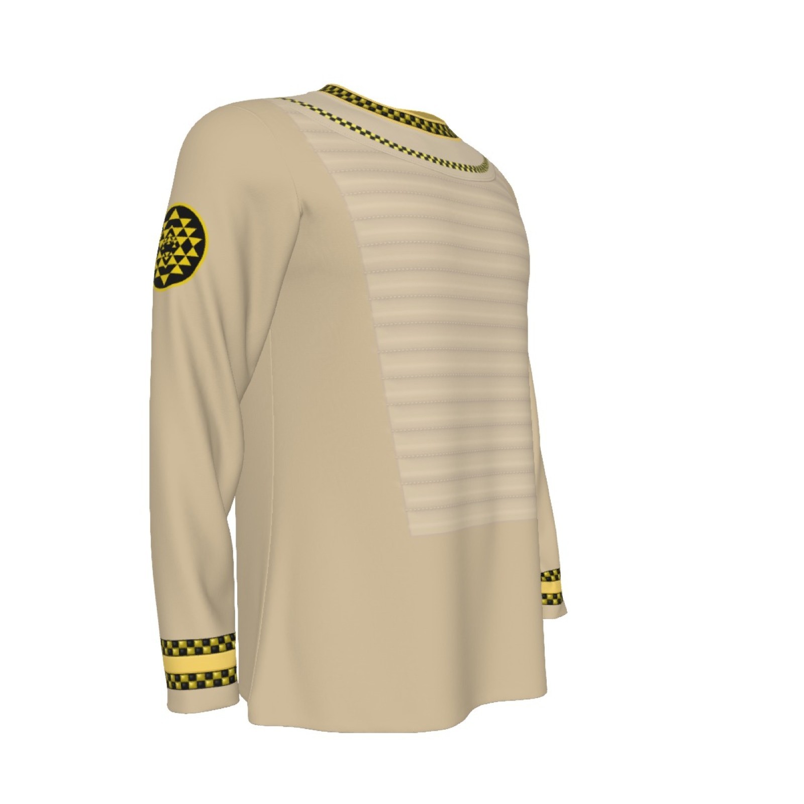 BSG Colonial Warrior Long Sleeve Uniform T-Shirt Galactica | 190GSM Cotton