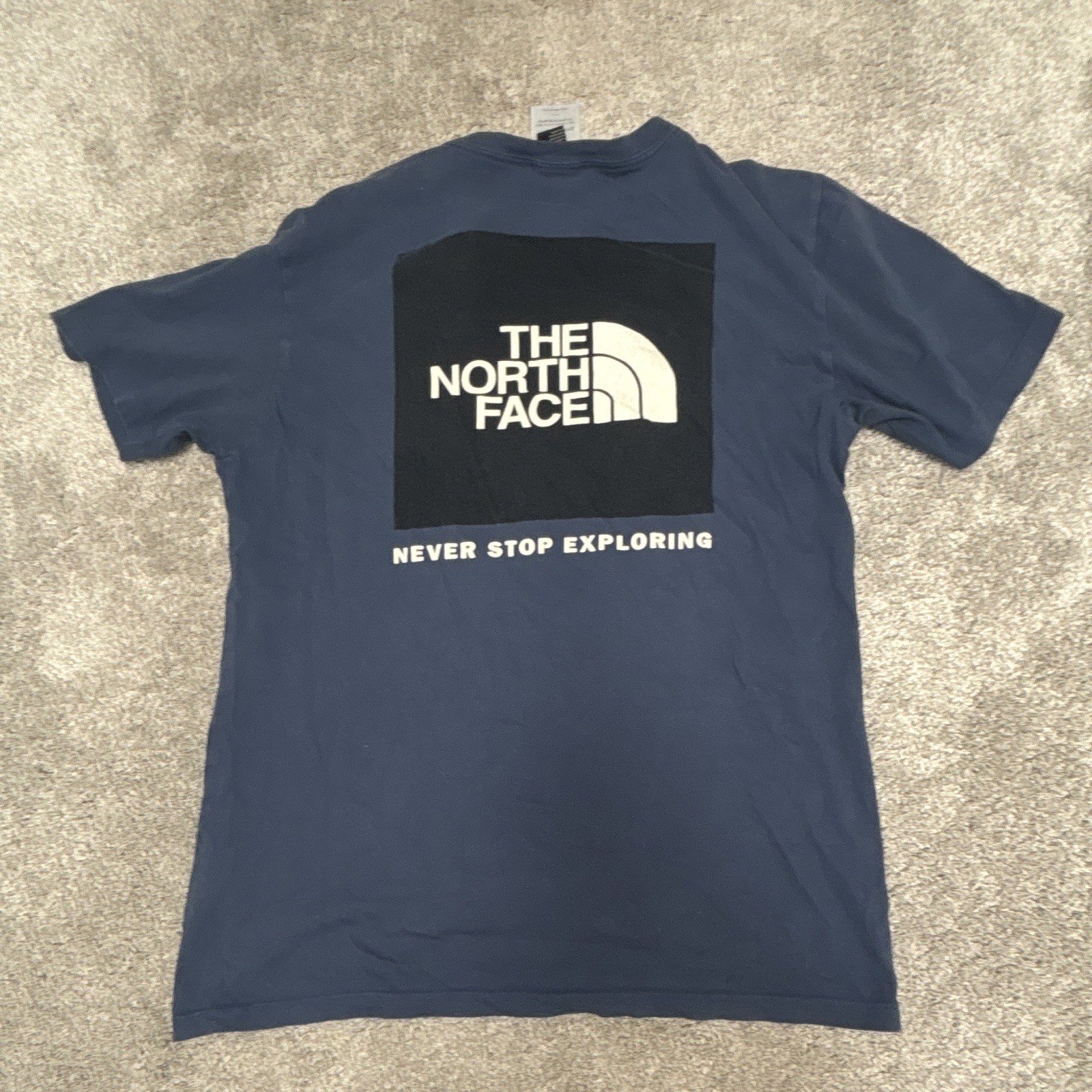 North Face Blue Men’s Small Crew Neck Short Sleeve T-Shirt FREE SHIPPING