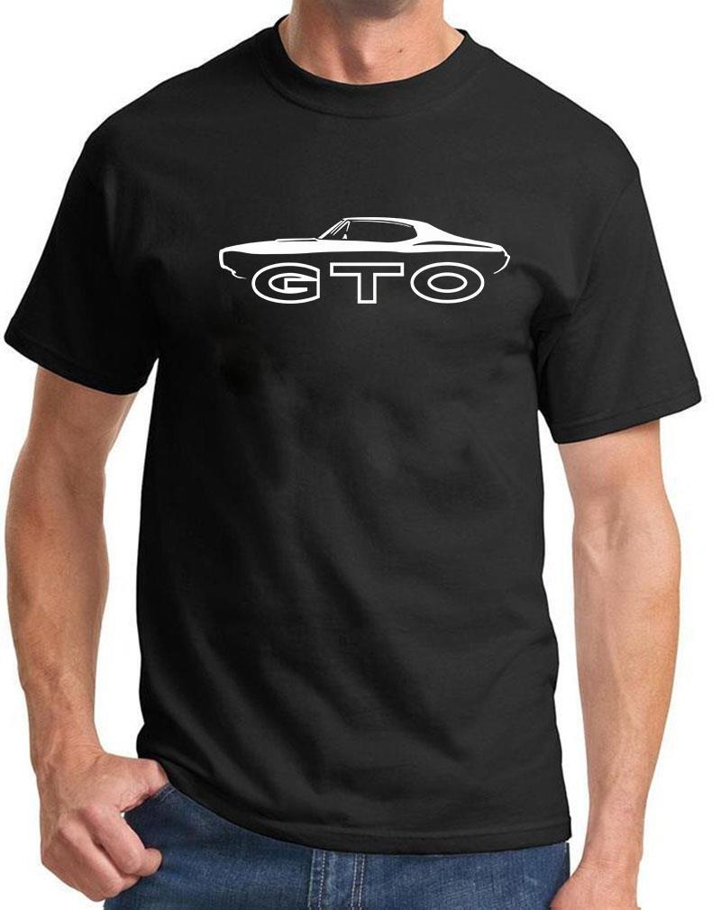 1968 1969 Pontiac GTO Hardtop Classic Outline Design Tshirt NEW COLORS