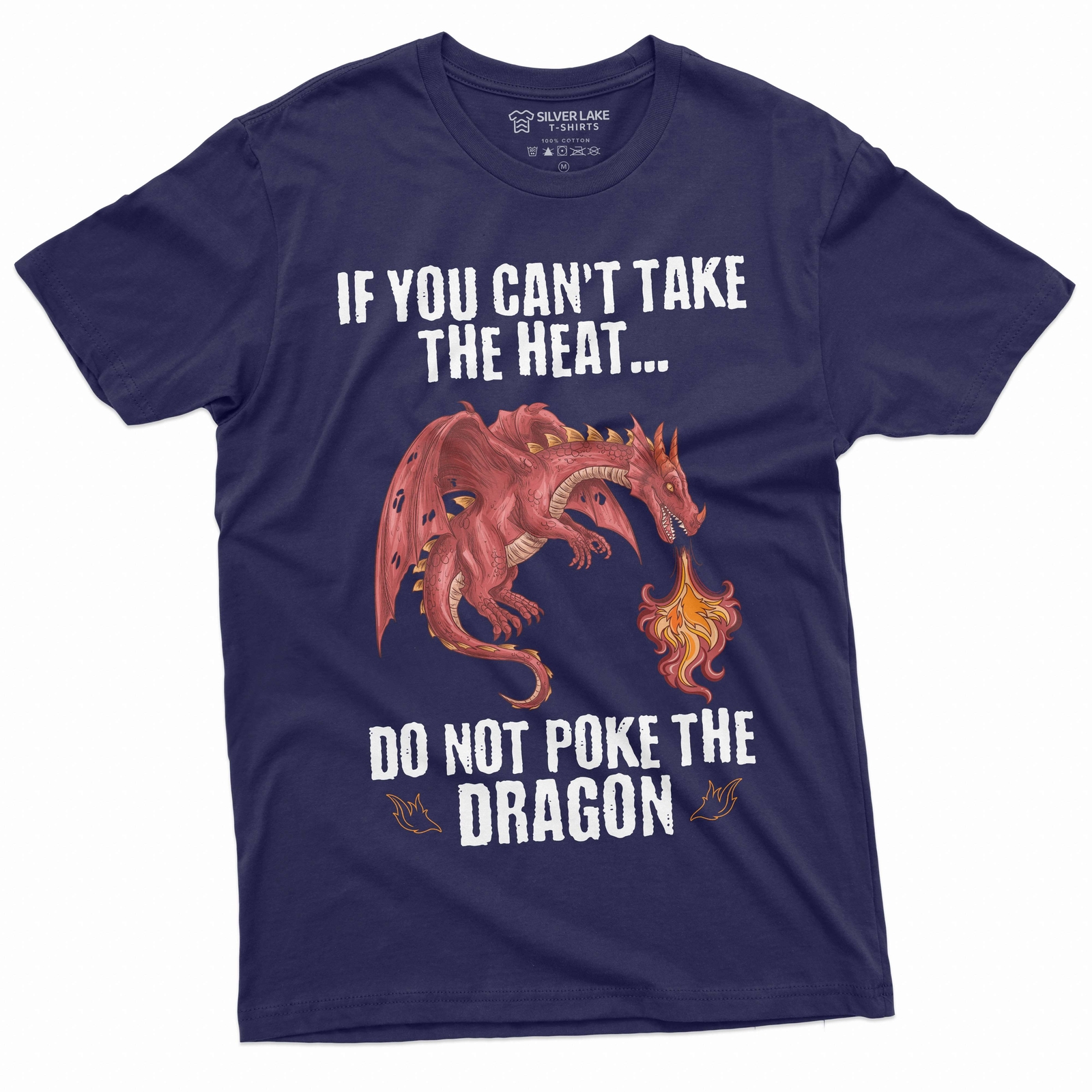 Men’s Funny Poke dragon T-shirt Funny Birthday Gift Tee Dragon Shirt For Him
