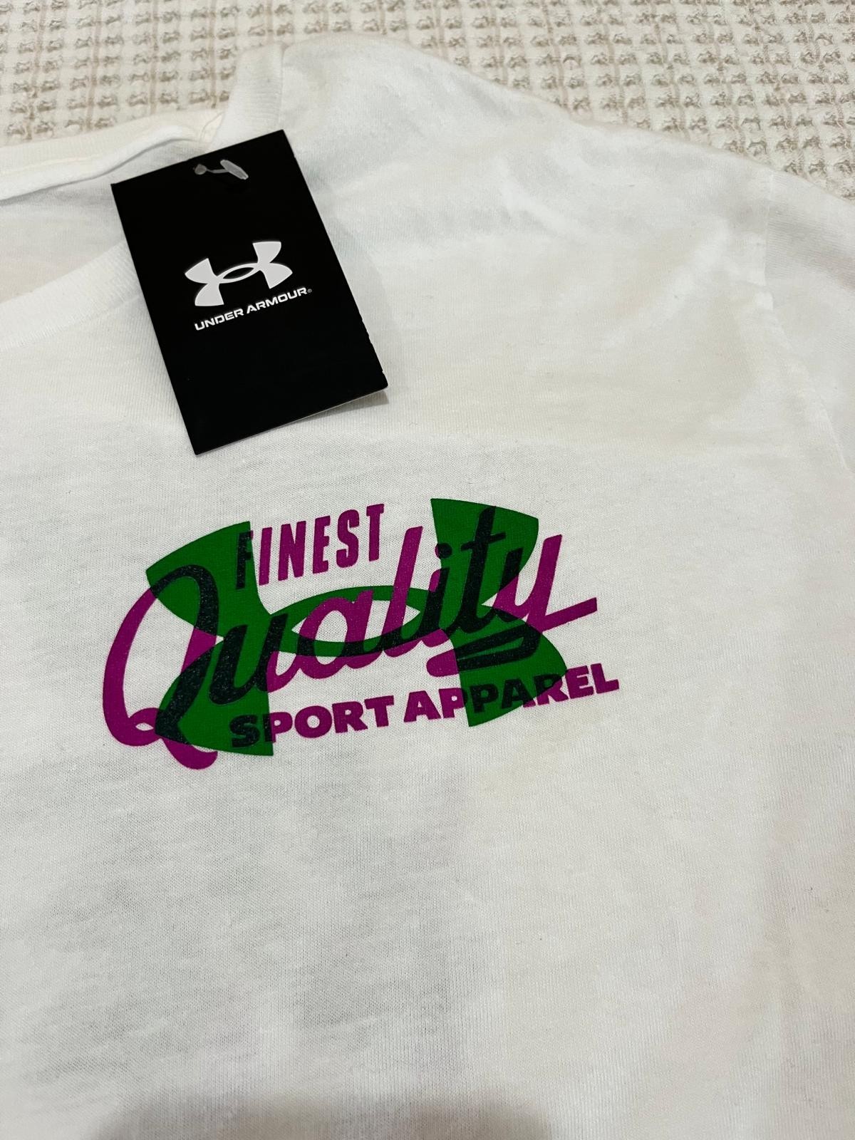 Under Armour Men’s Extra Large XXL 2XL Vintage Type T-Shirt White Loose NWT