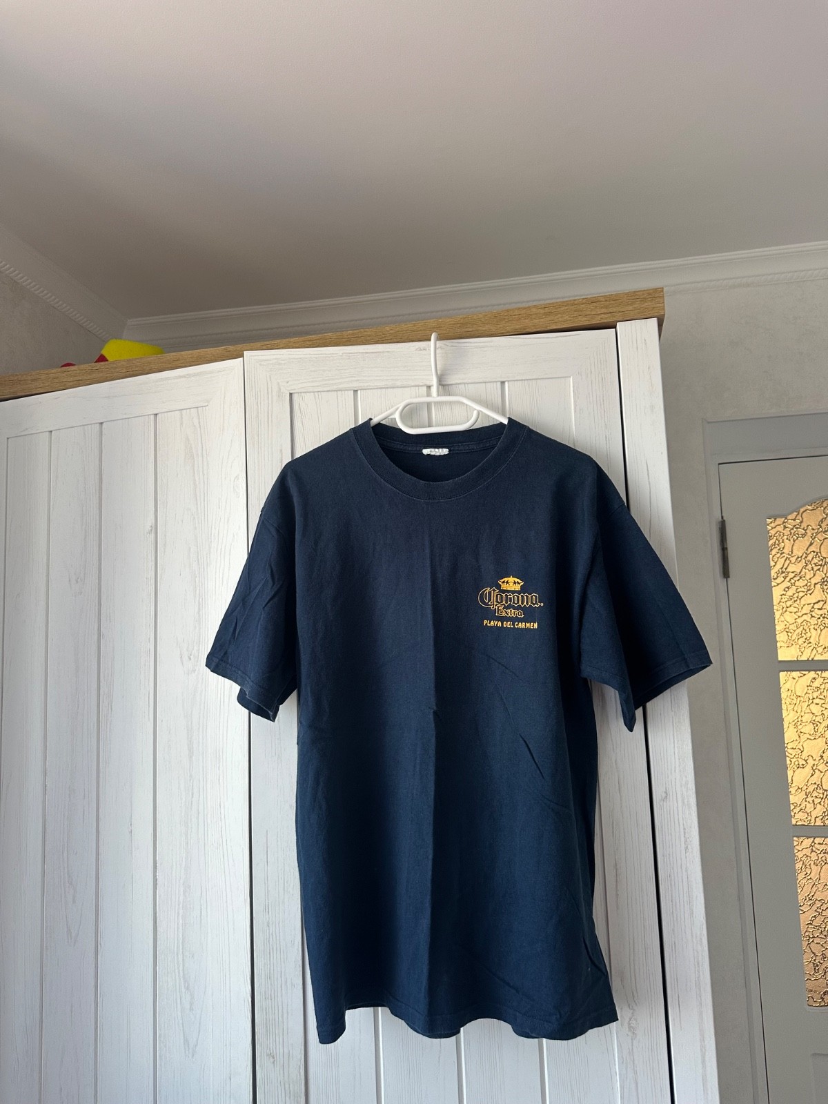 Corona Extra MMM.. Vintage Very Rare T-Shirt Y2K Beer Promo Graphic Size L