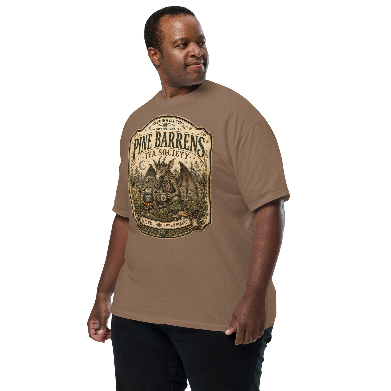 Jersey Devil Premium Comfort Colors T-Shirt Pine Barrens Cryptid Club Tee S-4XL