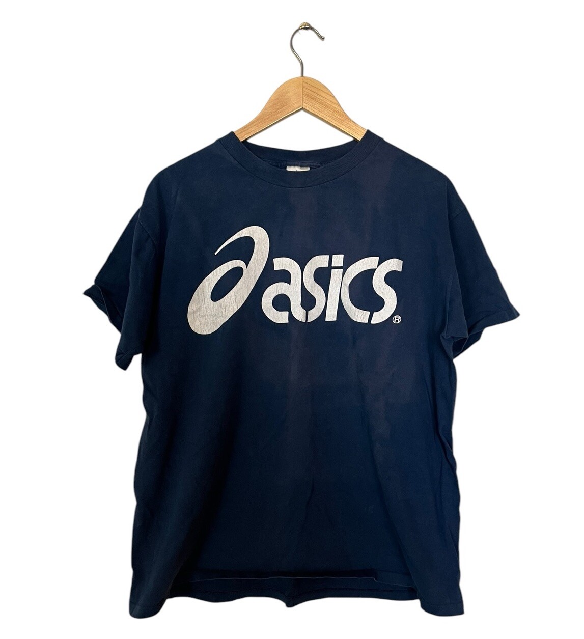 Vintage ASICS Blue Shirt University of Illinois National Class Balance Large