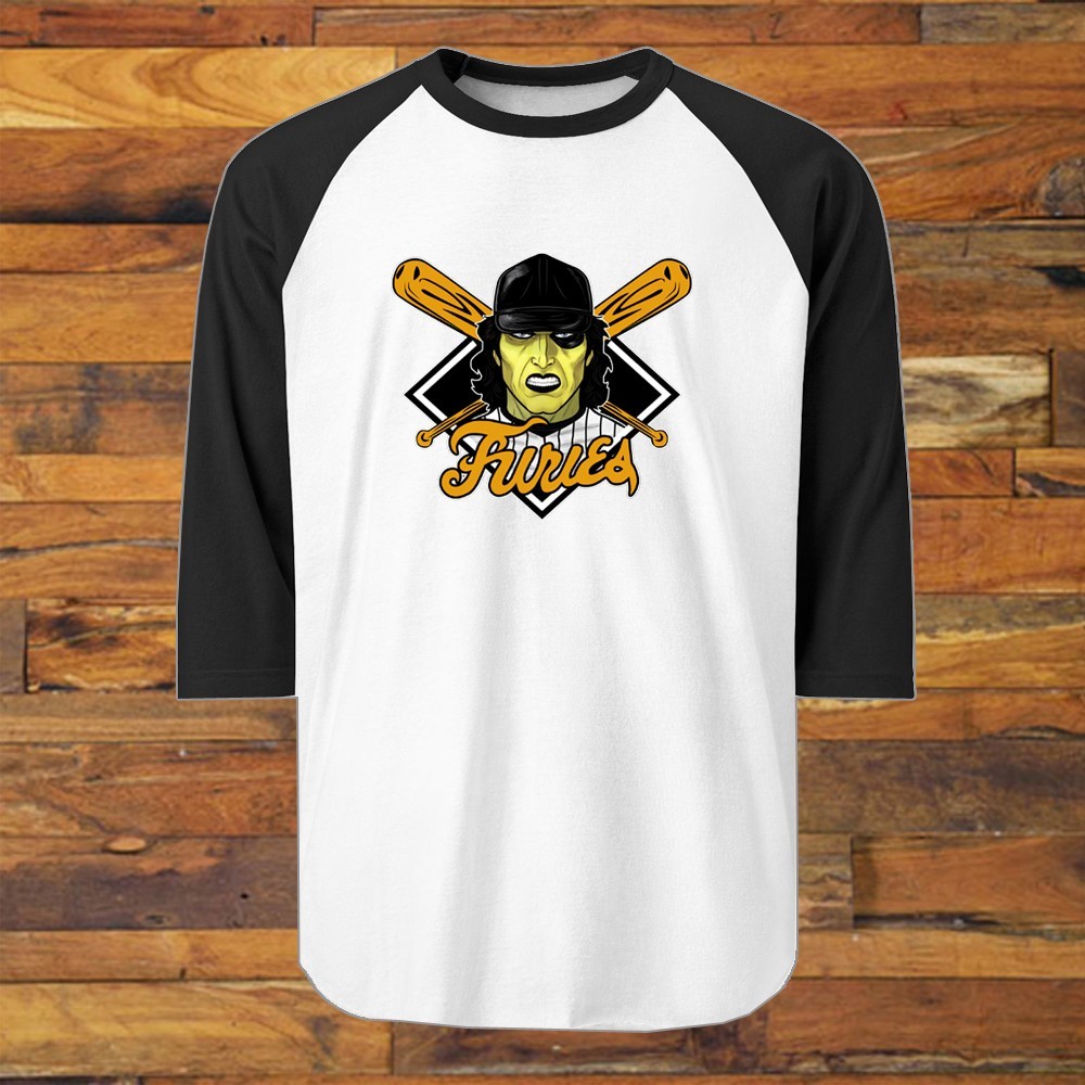 Furies The Warriors Movie Classic 80s Men’s Black Raglan S-2XL