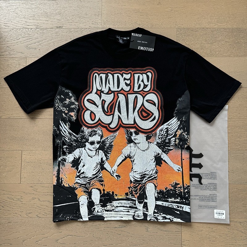 Mixed Emotion Little Angel Series Loose T-Shirt
