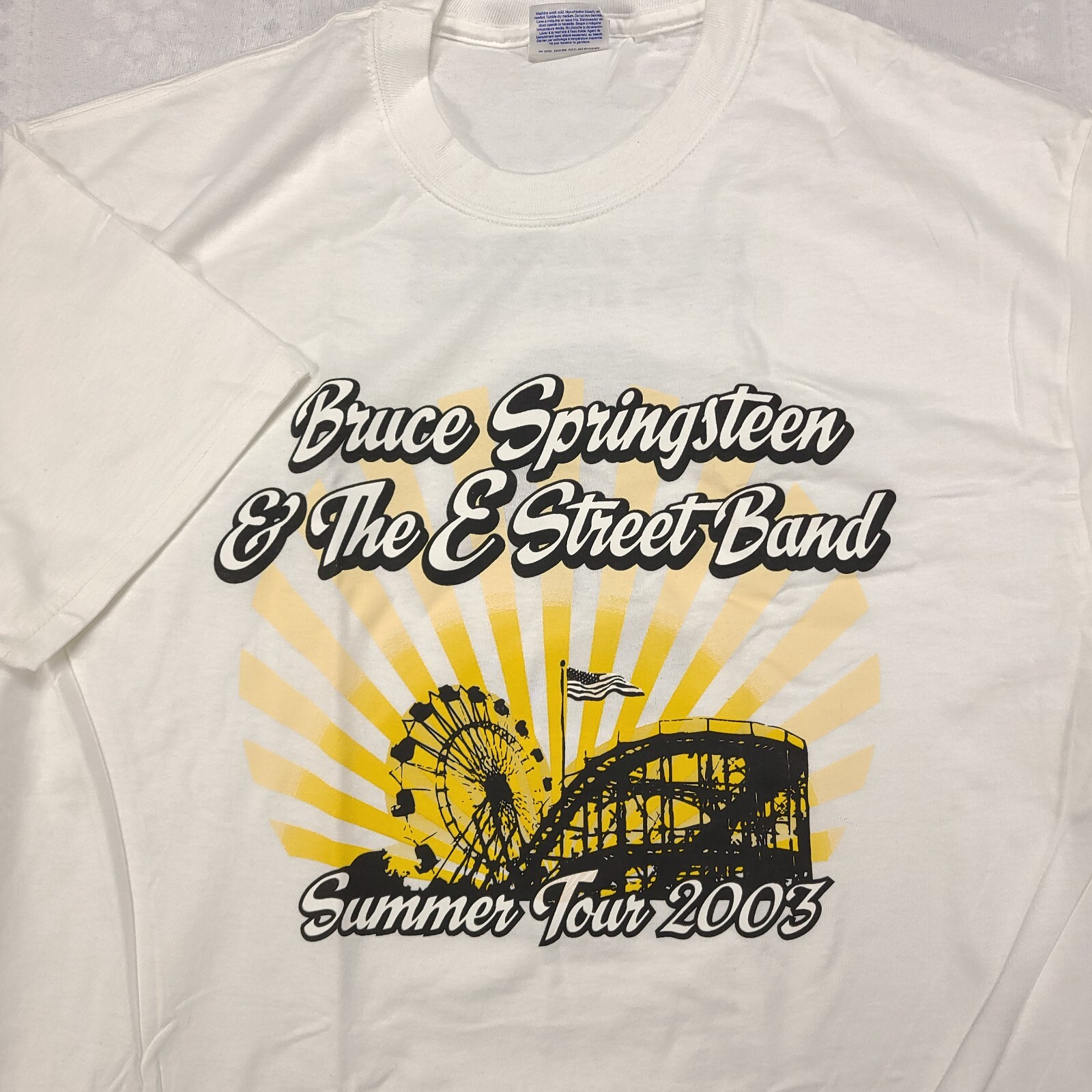 Bruce Springsteen & E Street Band Giants Stadium 2003 Event T Shirt Large #Q08