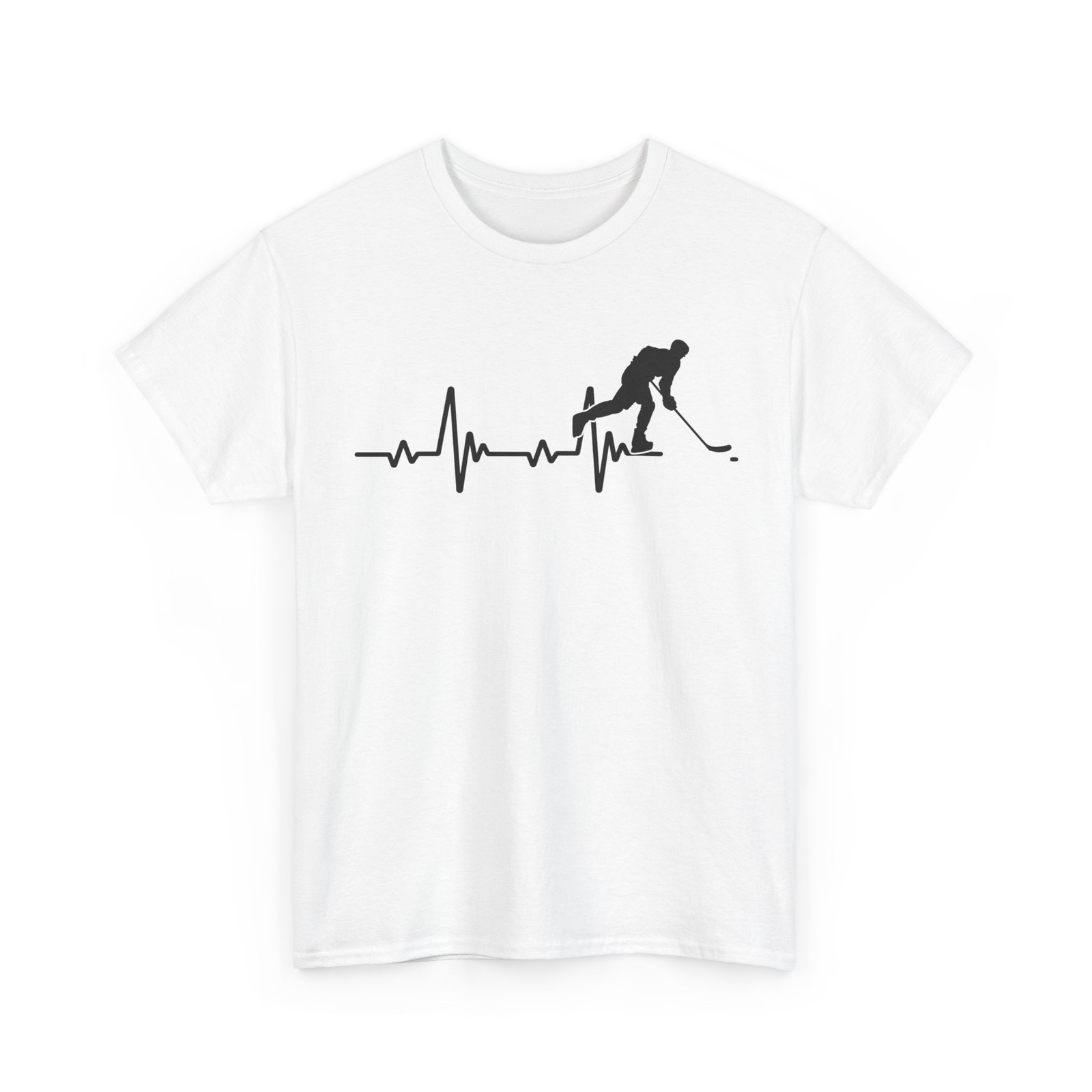Hockey Shirt, Ice Hockey Player Heartbeat Sport Hockey Lovers Women Men Shirt