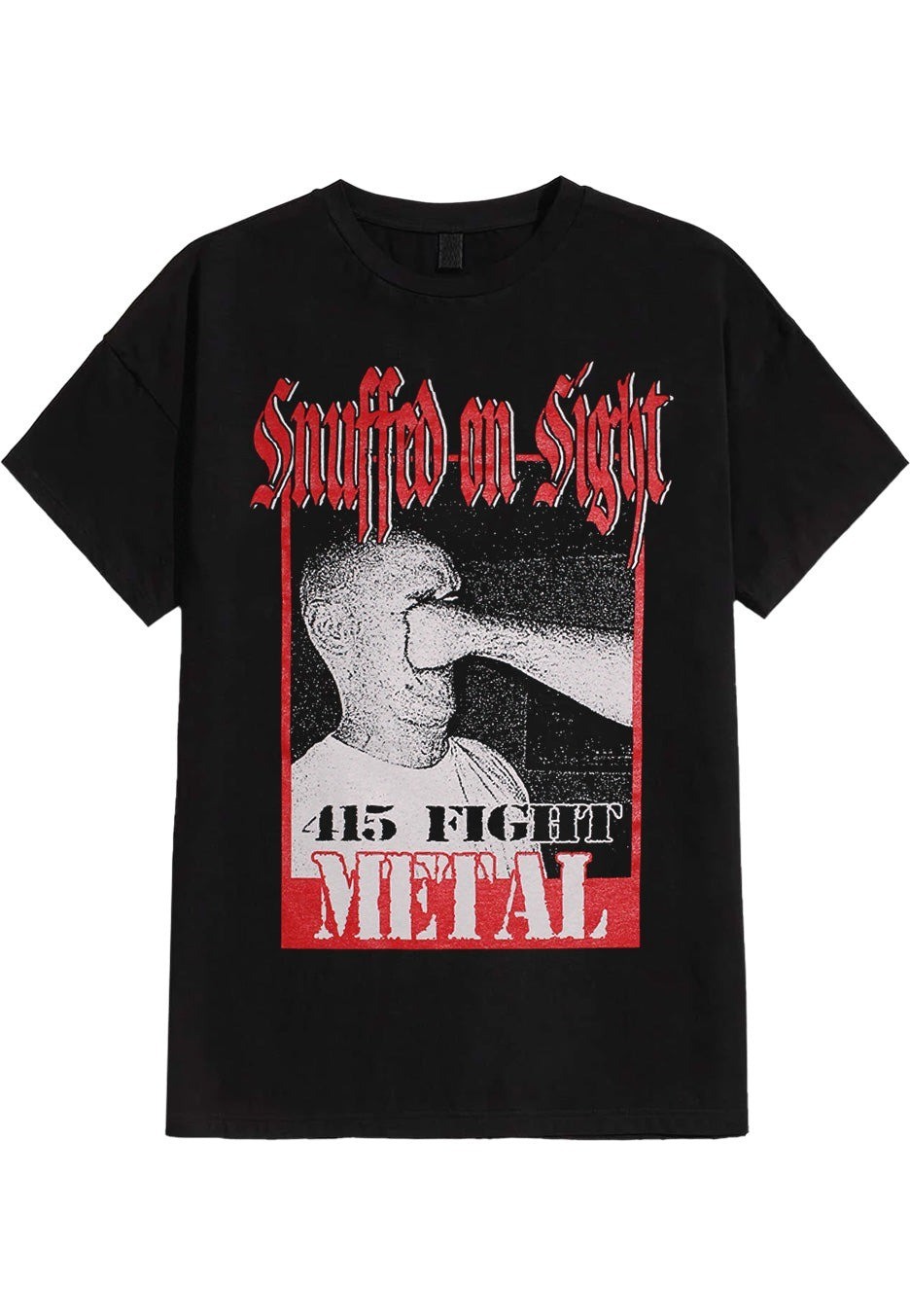 VTG Snuffed On Sight Man With Knife Black S to 5XL T-Shirt H0191