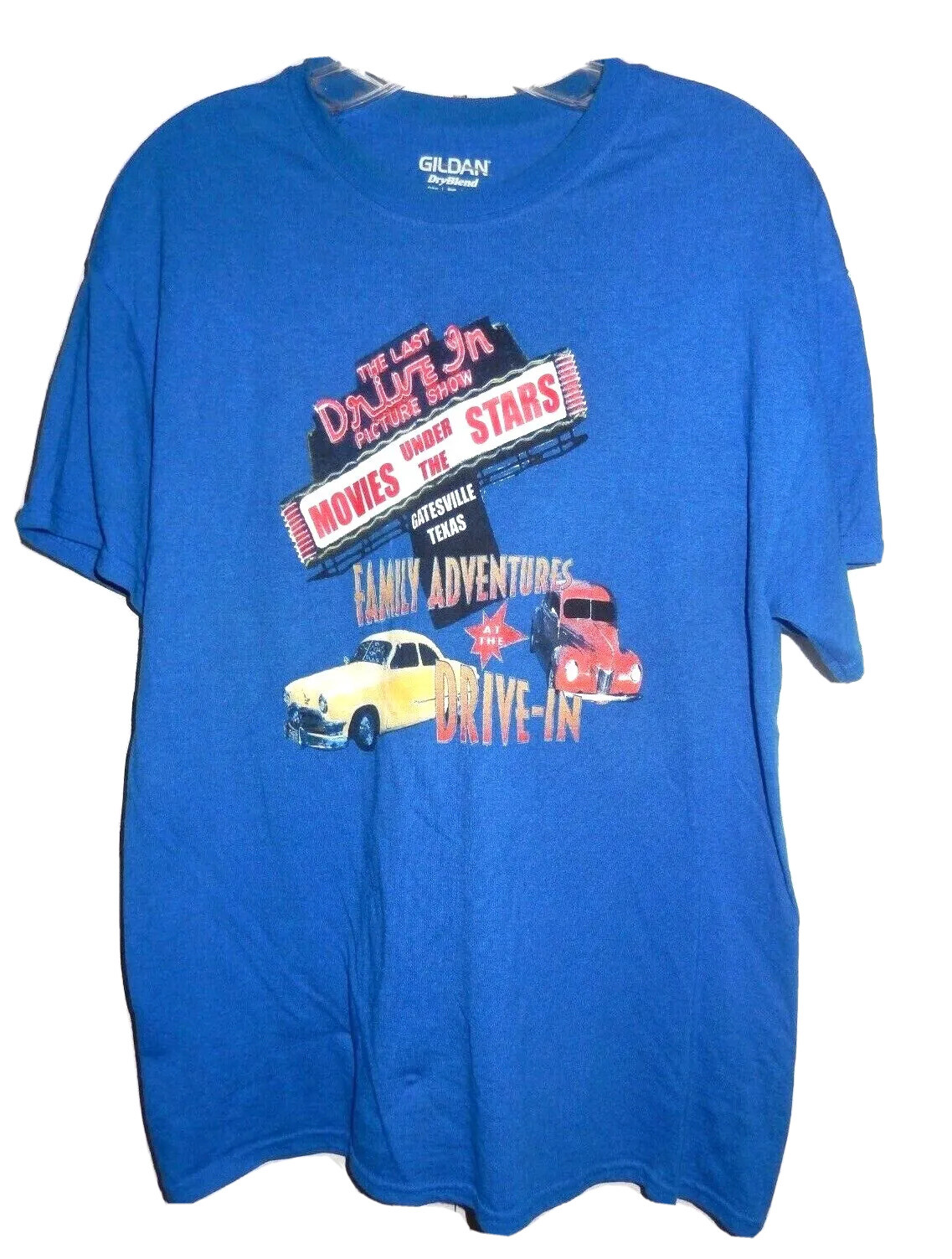 Last Drive-In Picture Show T-Shirt Medium Gatesville TX Movies Under The Stars
