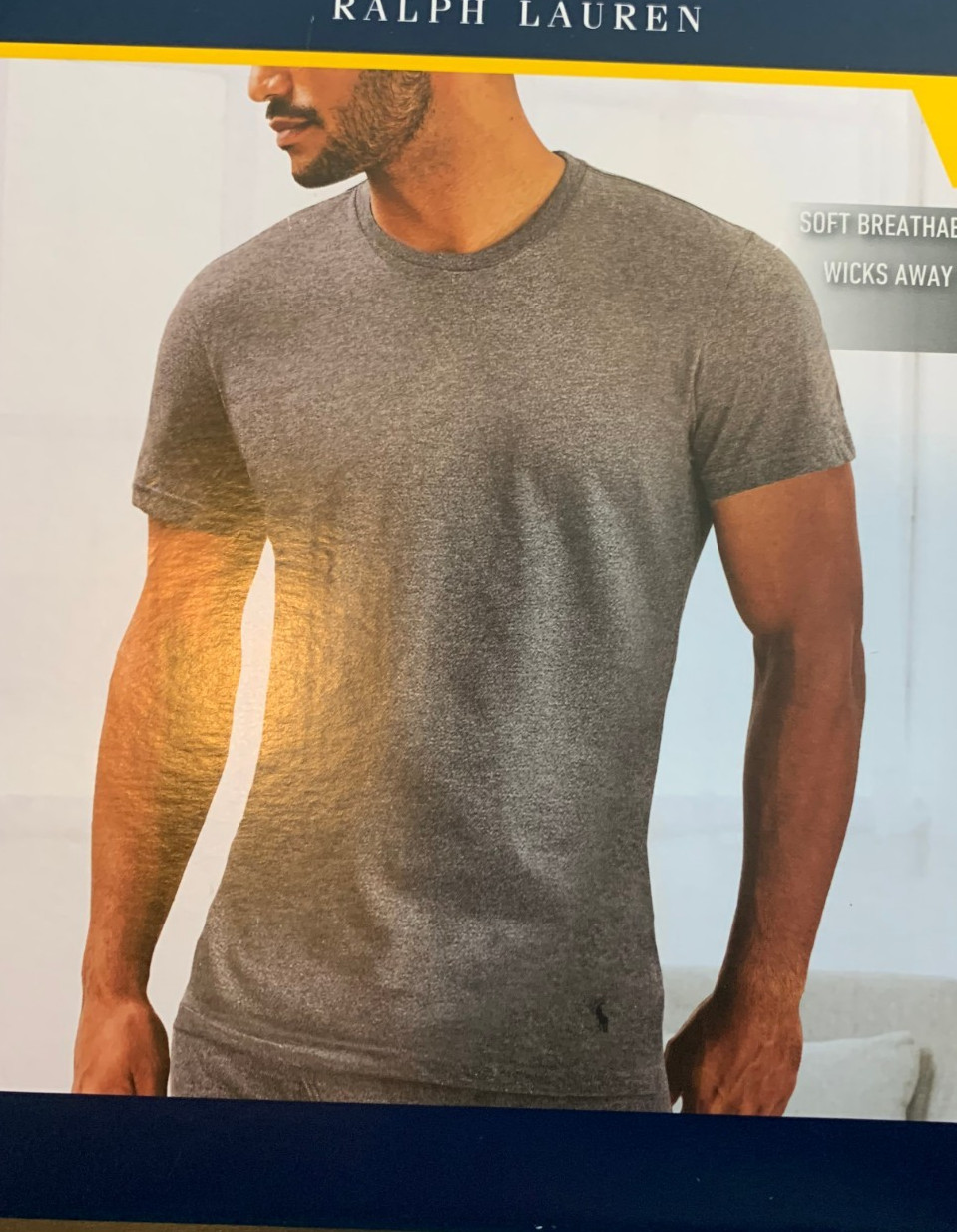 Polo Ralph Lauren Men’s 3-Pack Classic Fit 100% Cotton Crew Neck T-Shirt, Medium