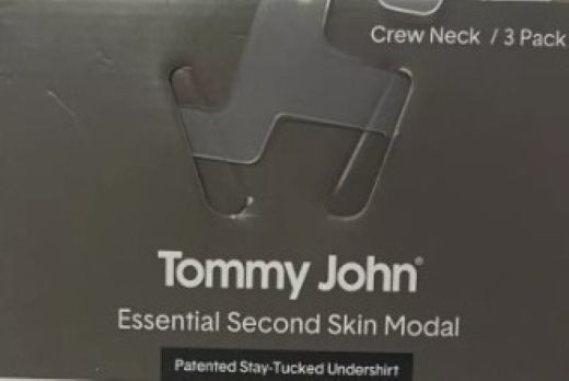3 PACK TOMMY JOHN WHITE BLACK SECOND SKIN MODAL CREW NECK STAY TUCKED UNDERSHIRT