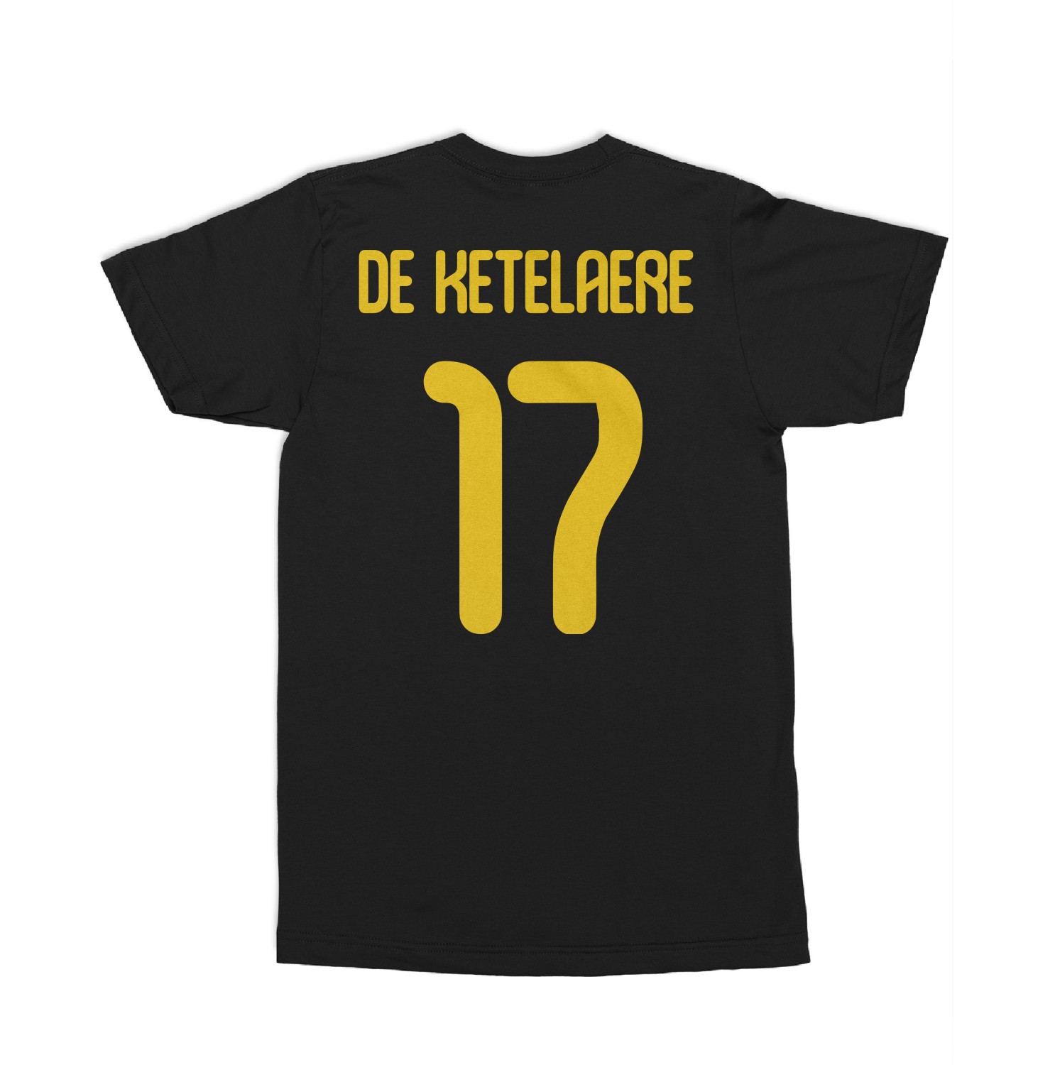 Belgium 2026 De Ketelaere 17 Two-Sided Jersey Style Unisex T-Shirt