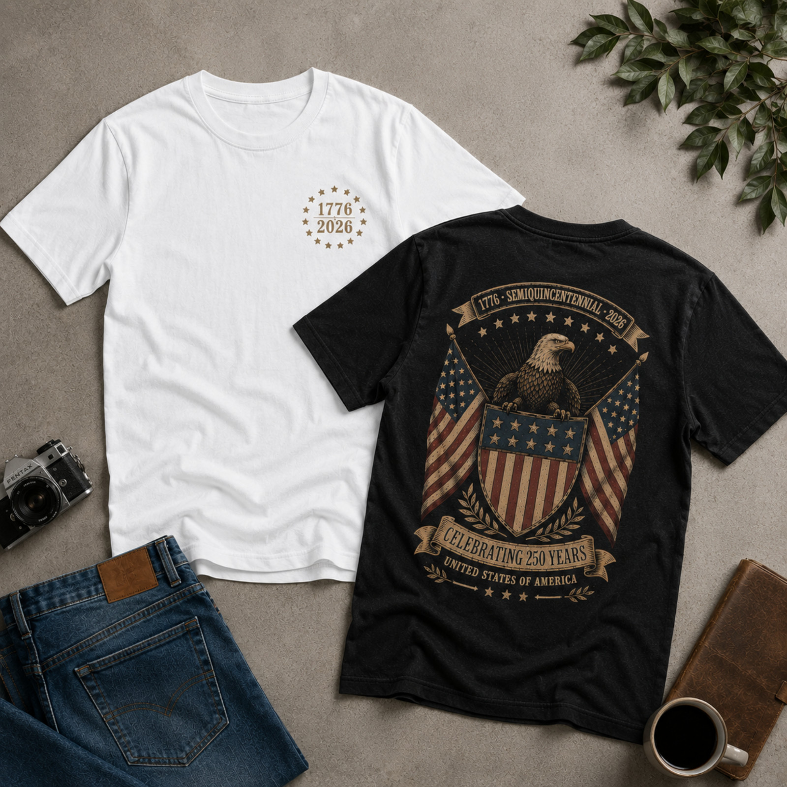 250 Years of Freedom USA Shirt We The People Patriotic Liberty July 4th (S-5XL)