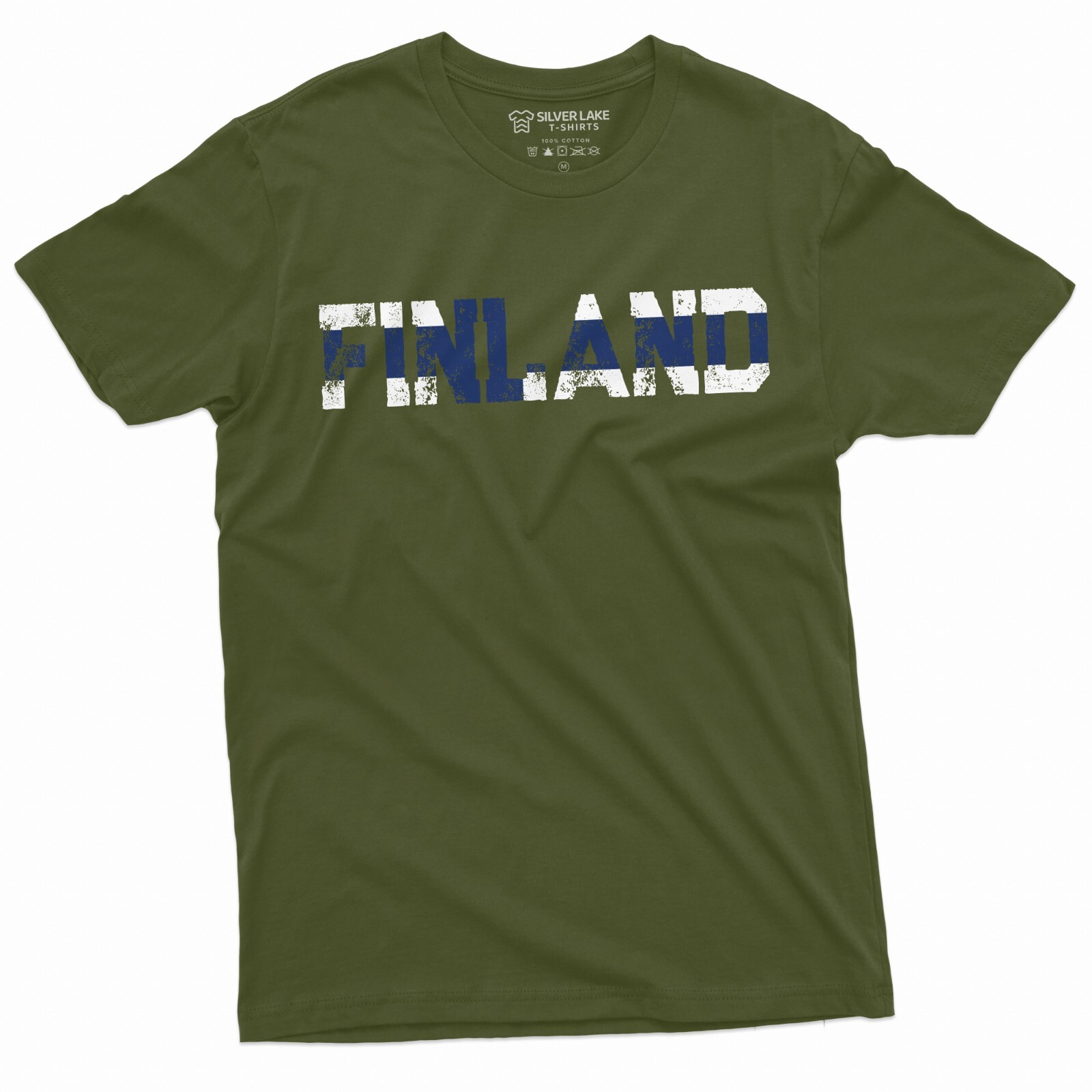 FINLAND T-shirt Suomi Tee Finnish Flag Coat of arms Tee Shirt Scandinavia Tshirt