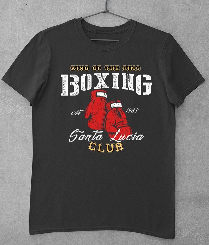 Graffiti Lux Boxing Club Graphic T-Shirt – High-Quality Cotton Tee-Black M