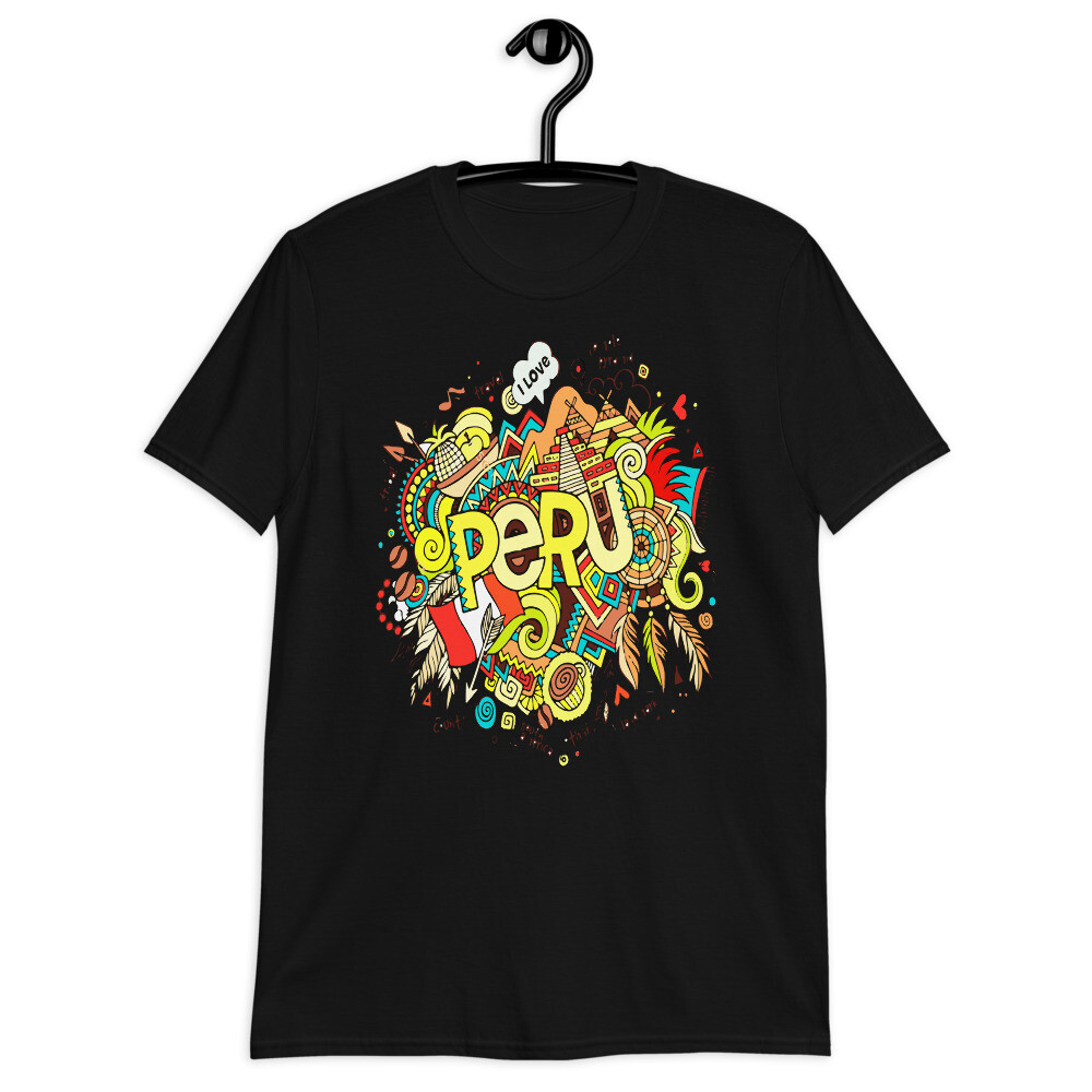 PERU HERMOSO MOSAICO PROUD TO BE PERUVIAN Short-Sleeve Unisex T-Shirt