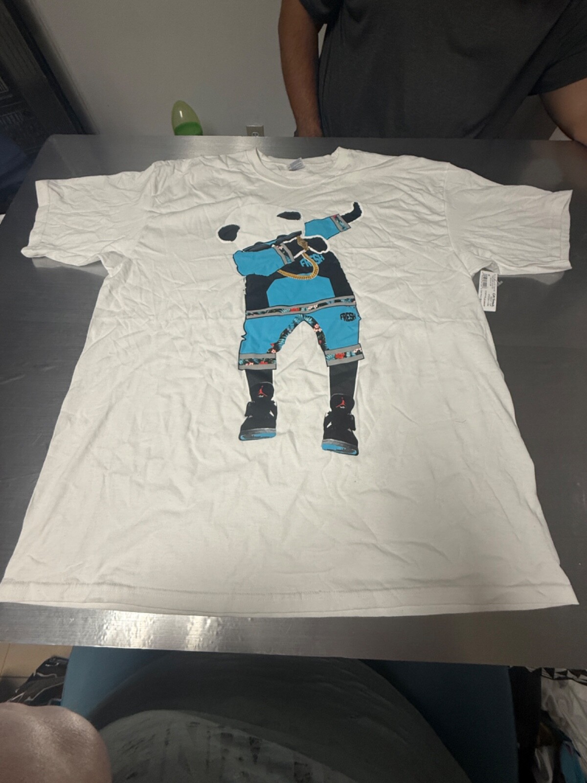 Yazbek Men’s Citi Trends Mens F Top Clubbing & Dabbing Panda Size 2XL