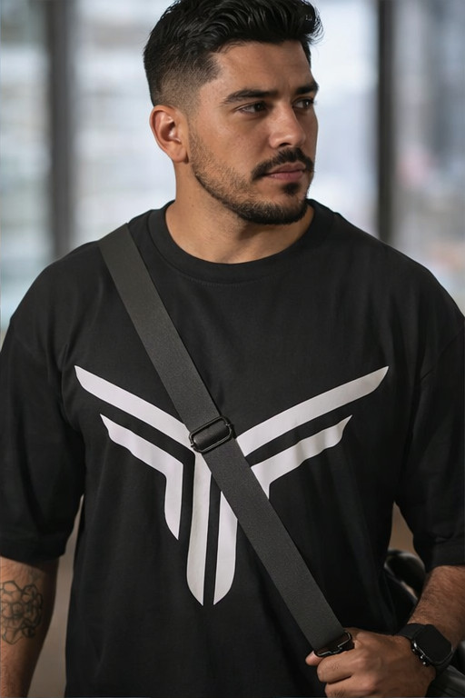 Men’s Cotton Heavyweight Oversized Boxy Style Dropped Shoulder Casual T-Shirt