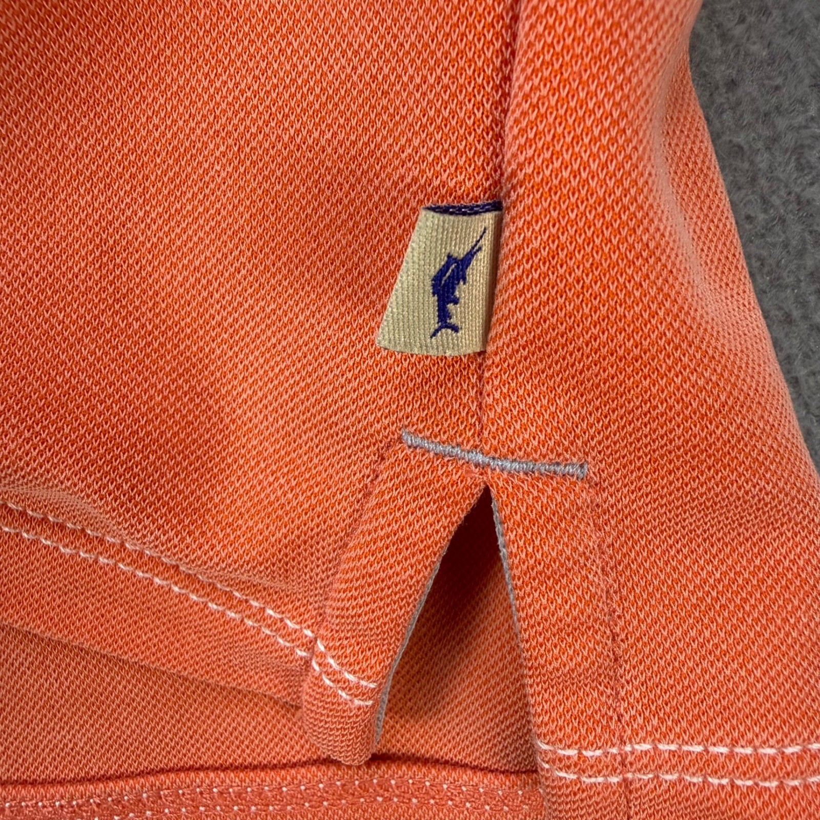 Tommy Bahama T-Shirt Bali Skyline Regular Fit Medium Orange Short Sleeve Tencel