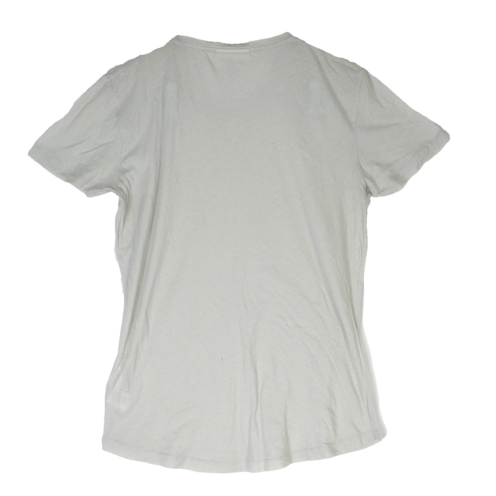 Orlebar BrowT Shirt Light Grey n Crew Neck Luxury Basics Cotton Size S
