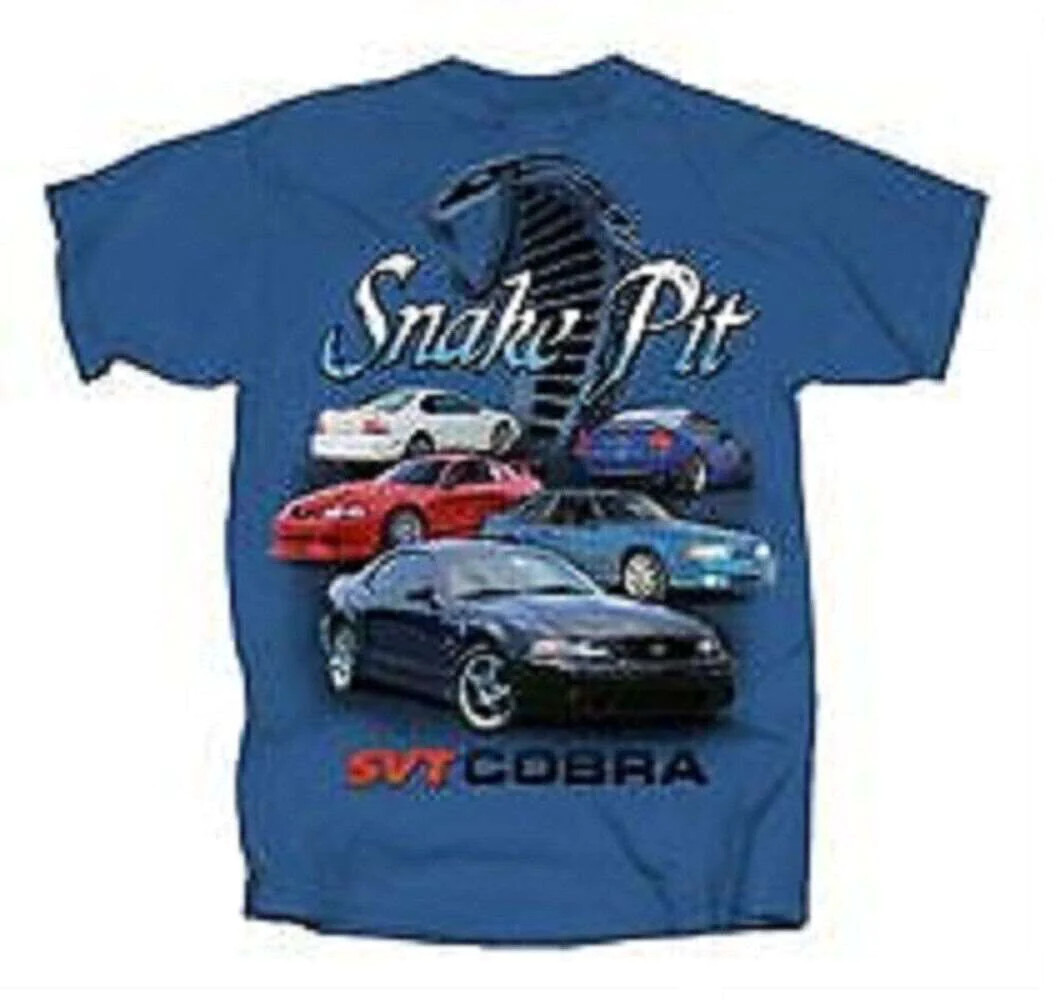Ford Mustang Snake Pit SVT Cobra Mens T shirt licensed