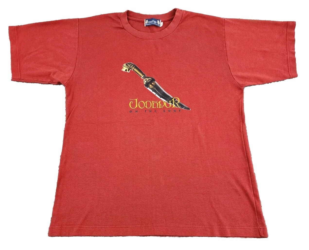 Lion Head Dagger Shirt Mens Large Mehrangarh Museum Shop Jodhpur India Adult A14
