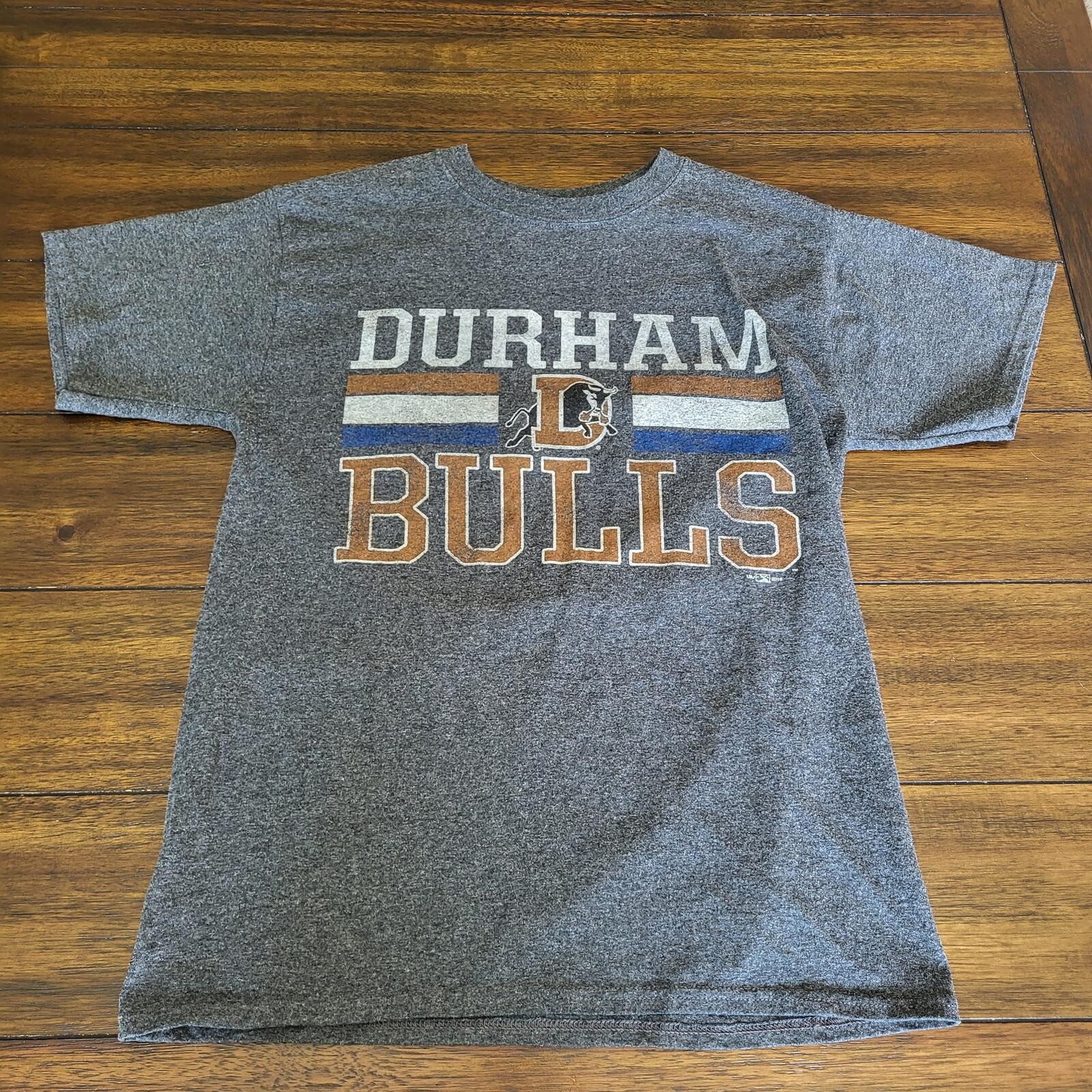 Durham Bulls Graphic T-Shirt Gray Size S