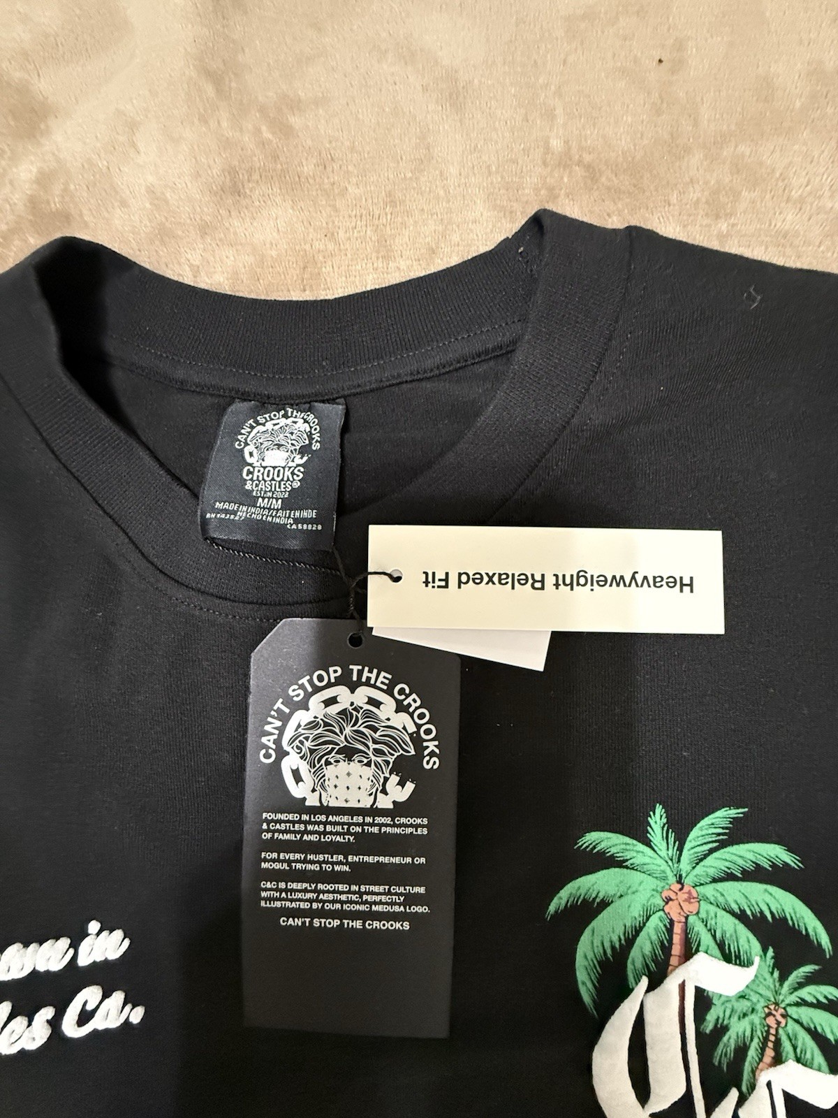 7 T-Shirt Bundle Crooks and Castle Members Only Rebel Vintage Style