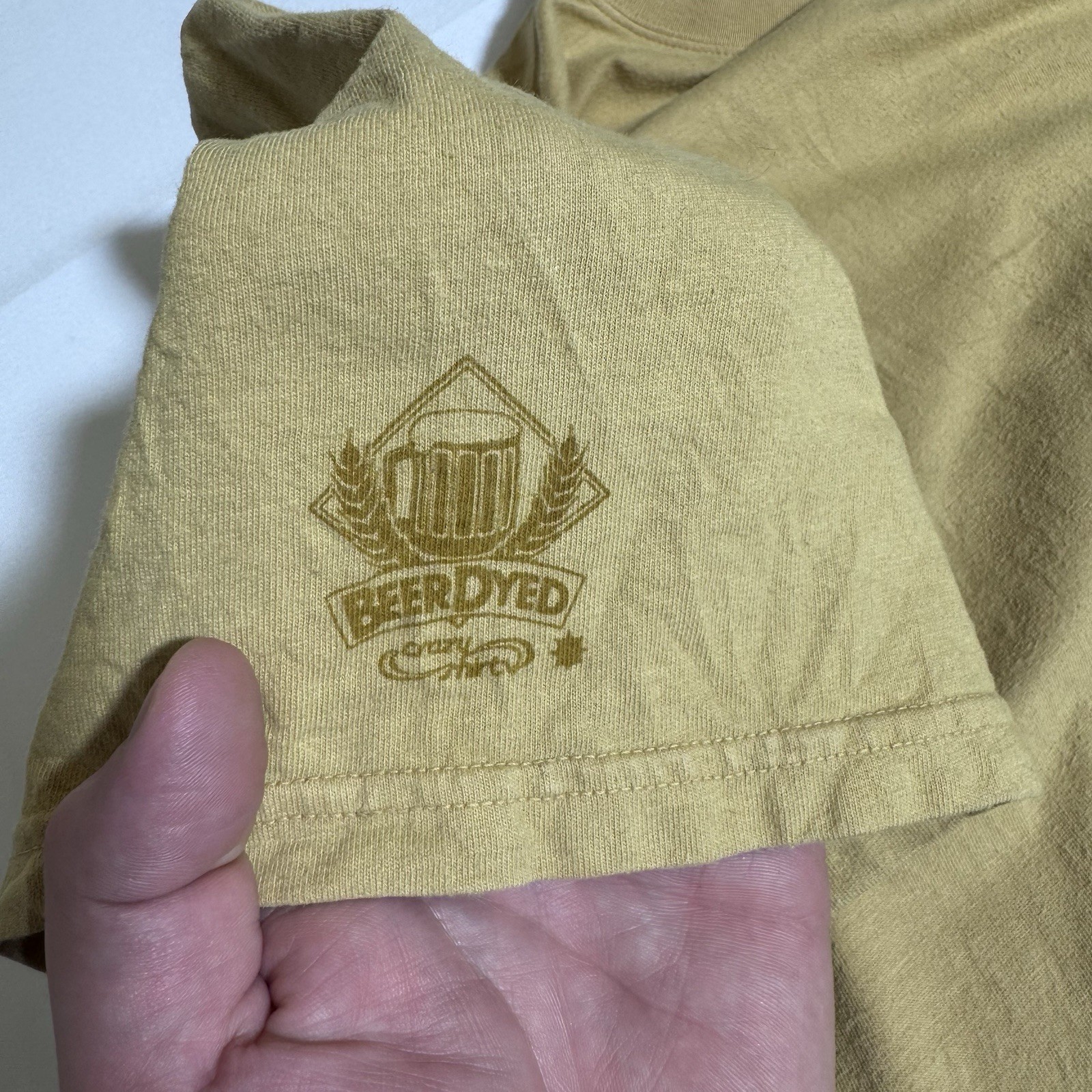 Crazy Shirt Graphic T, Combed Cotton, Premium Grandpa, Yellow, Male, XL