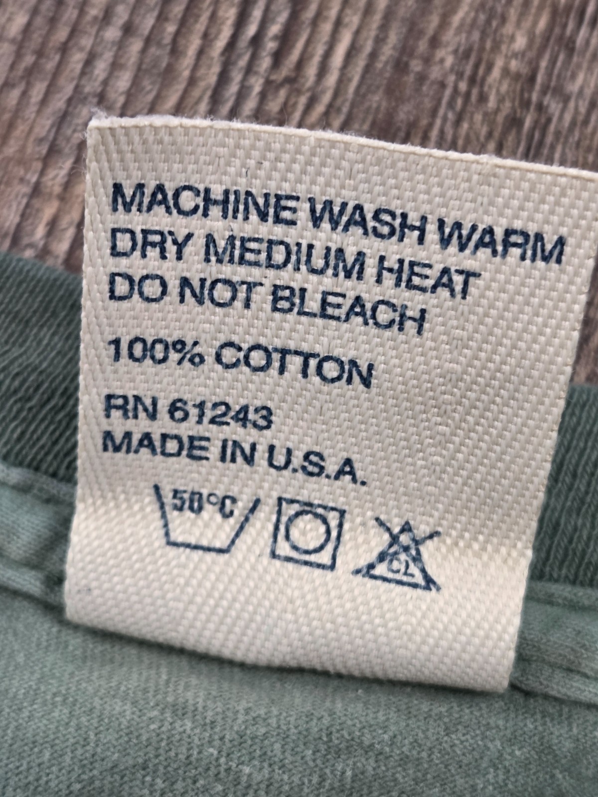Alore Made in USA Large Tshirt – Can’t Eat Money Green Dye Variations