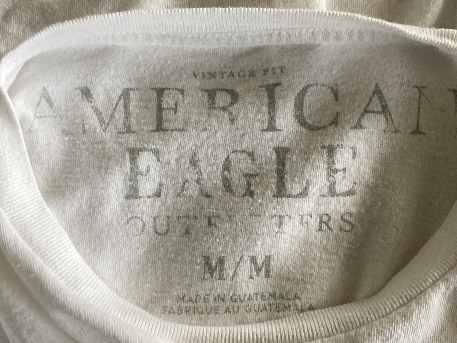 Good Times With Bad Girls American Eagle Mens Graphic Tshirt Medium White