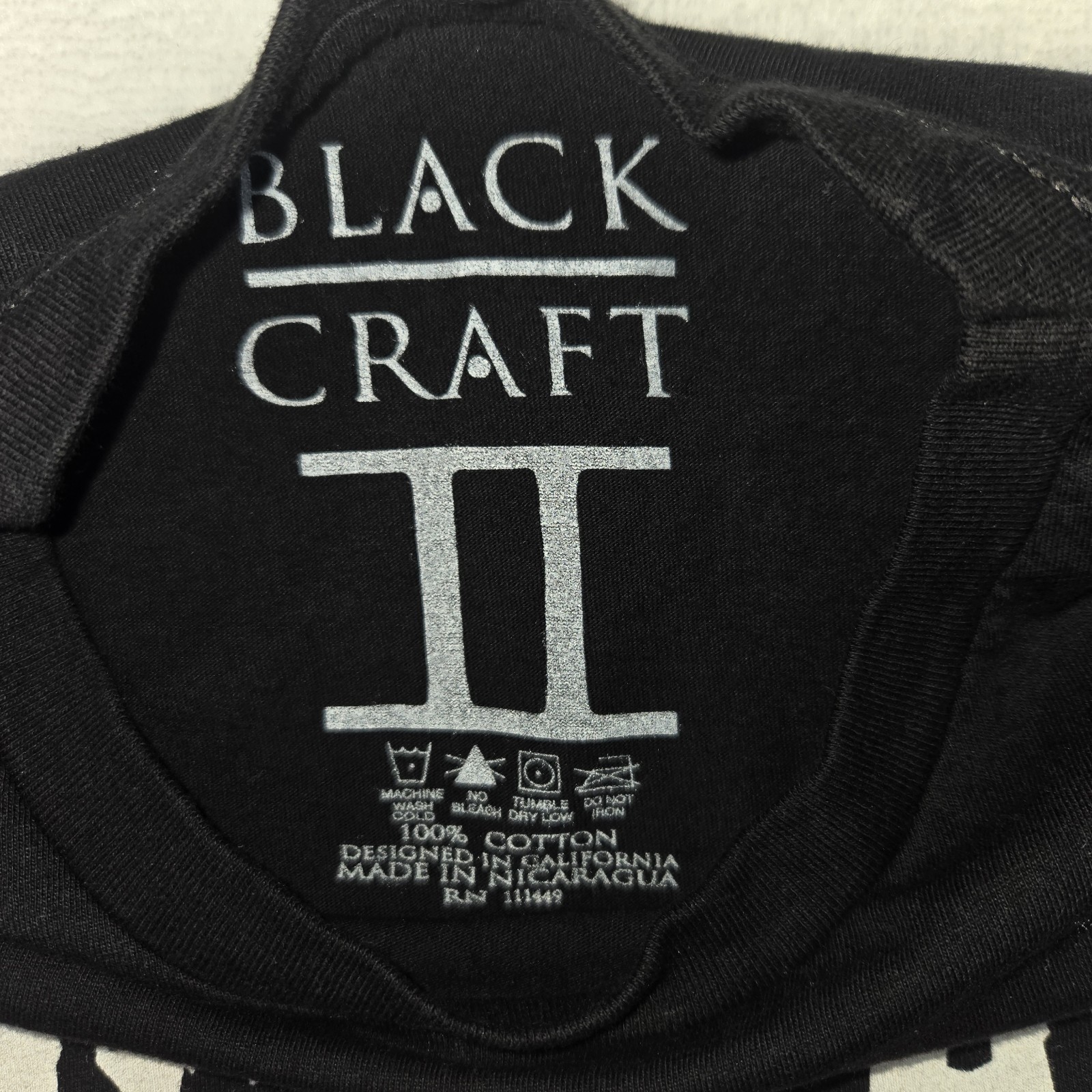Blackcraft Cult Mens Nosferatu Vampire Black Short Sleeve Cotton T Shirt Size S