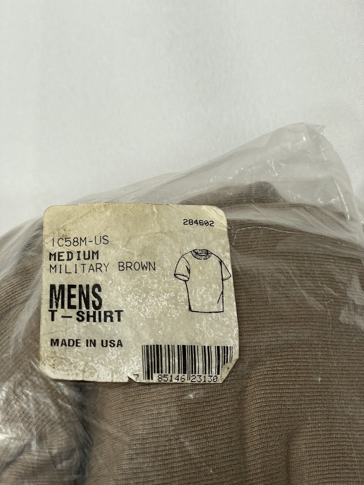 Solid Color Polyester Plain Army Military Outdoor Short Sleeve T Shirt Medium
