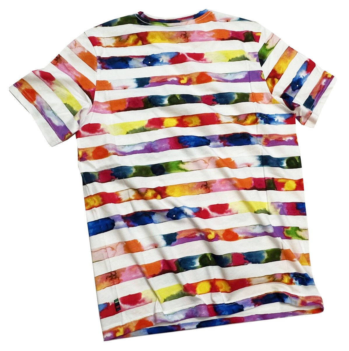 PAUL SMITH 100% COTTON MULTICOLOURED T-SHIRT / TOP BRAND NEW TAGS RARE SZ-S