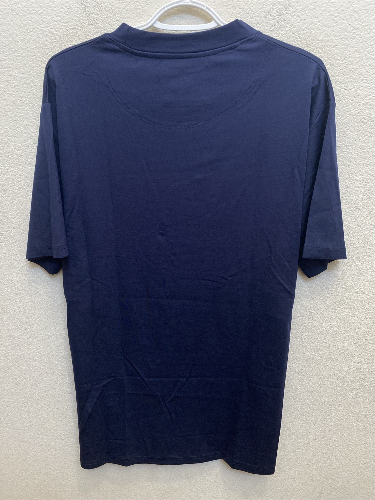 NEW William Rast Men’s Large Navy Blue Lyocell Short Sleeve Crew Neck T-Shirt